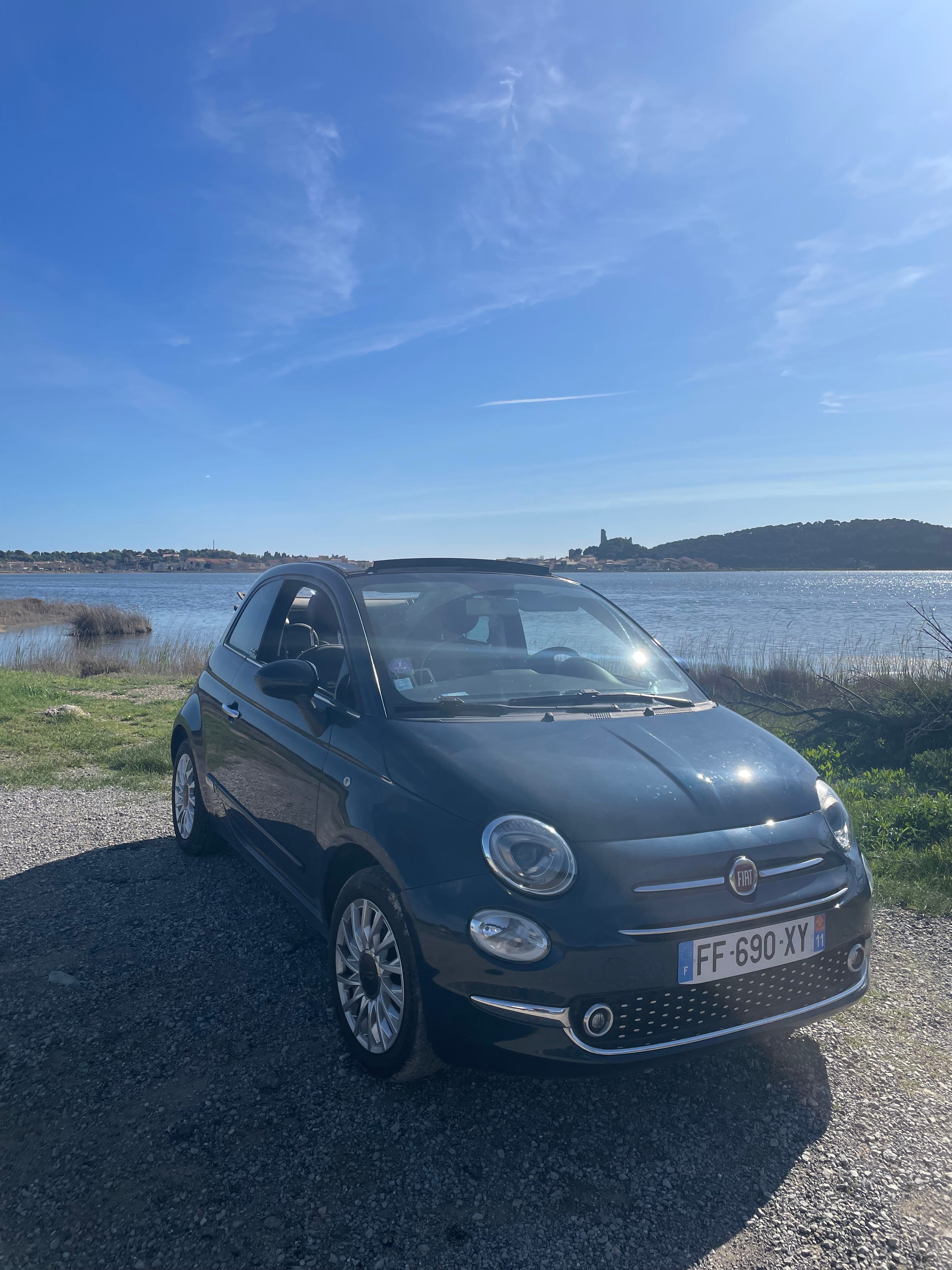 Fiat 500 C avec Autoradio