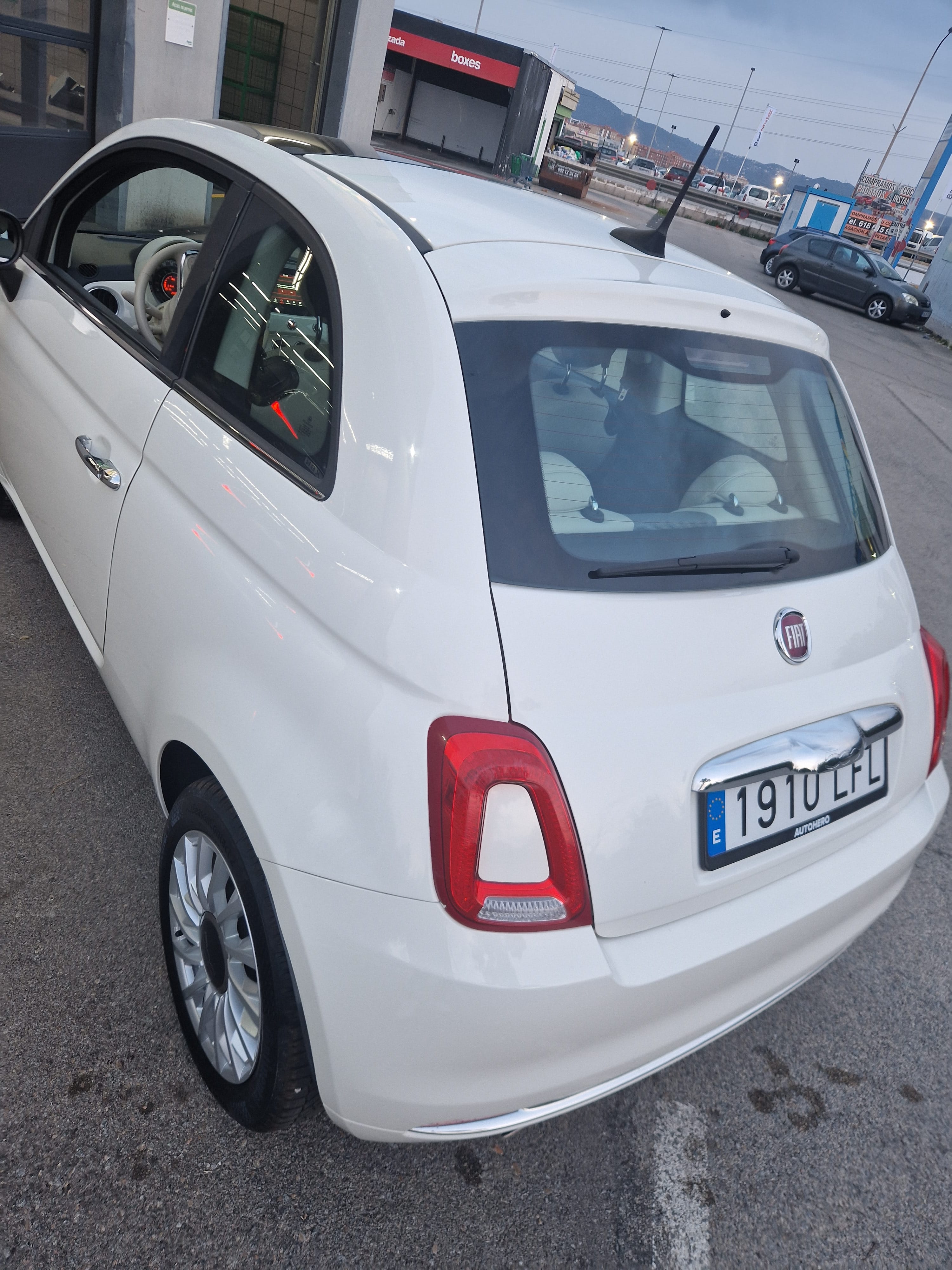 Fiat 500 met GPS