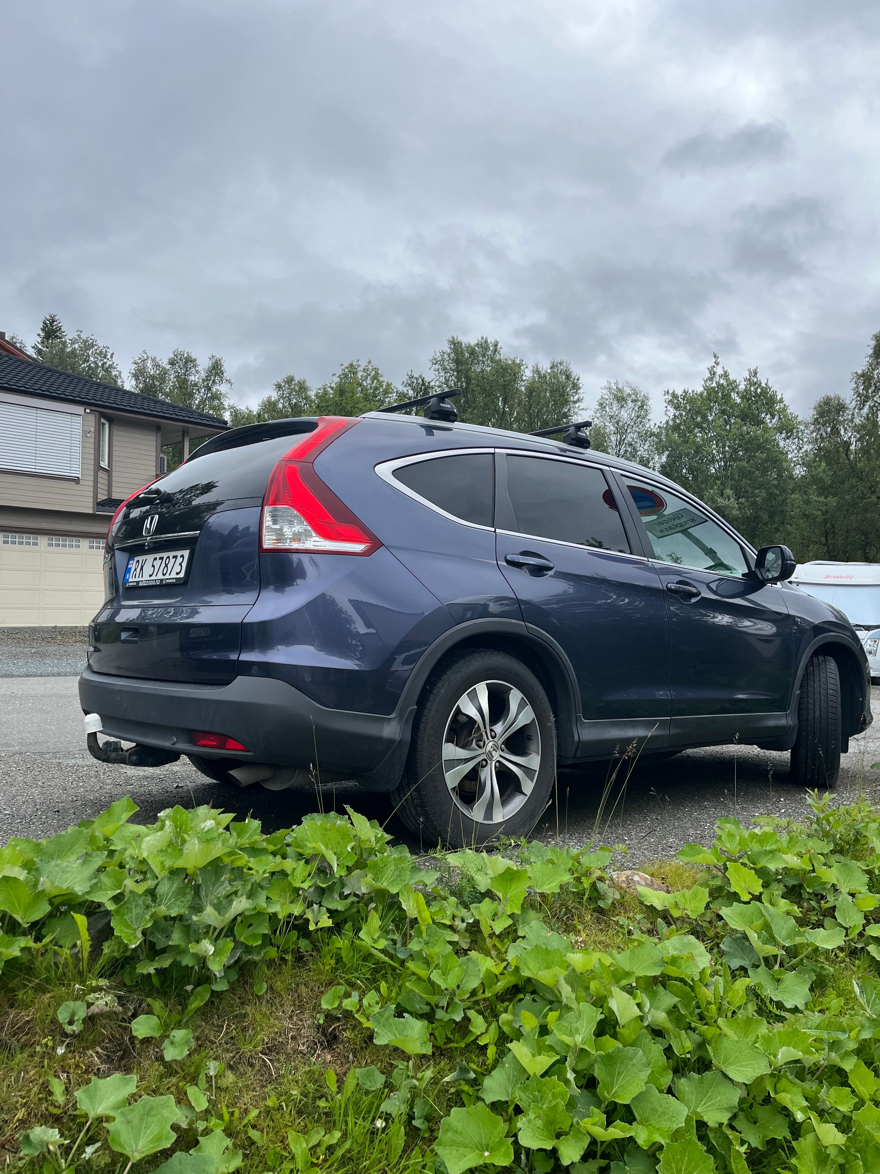 Honda CR-V met Autostoel baby