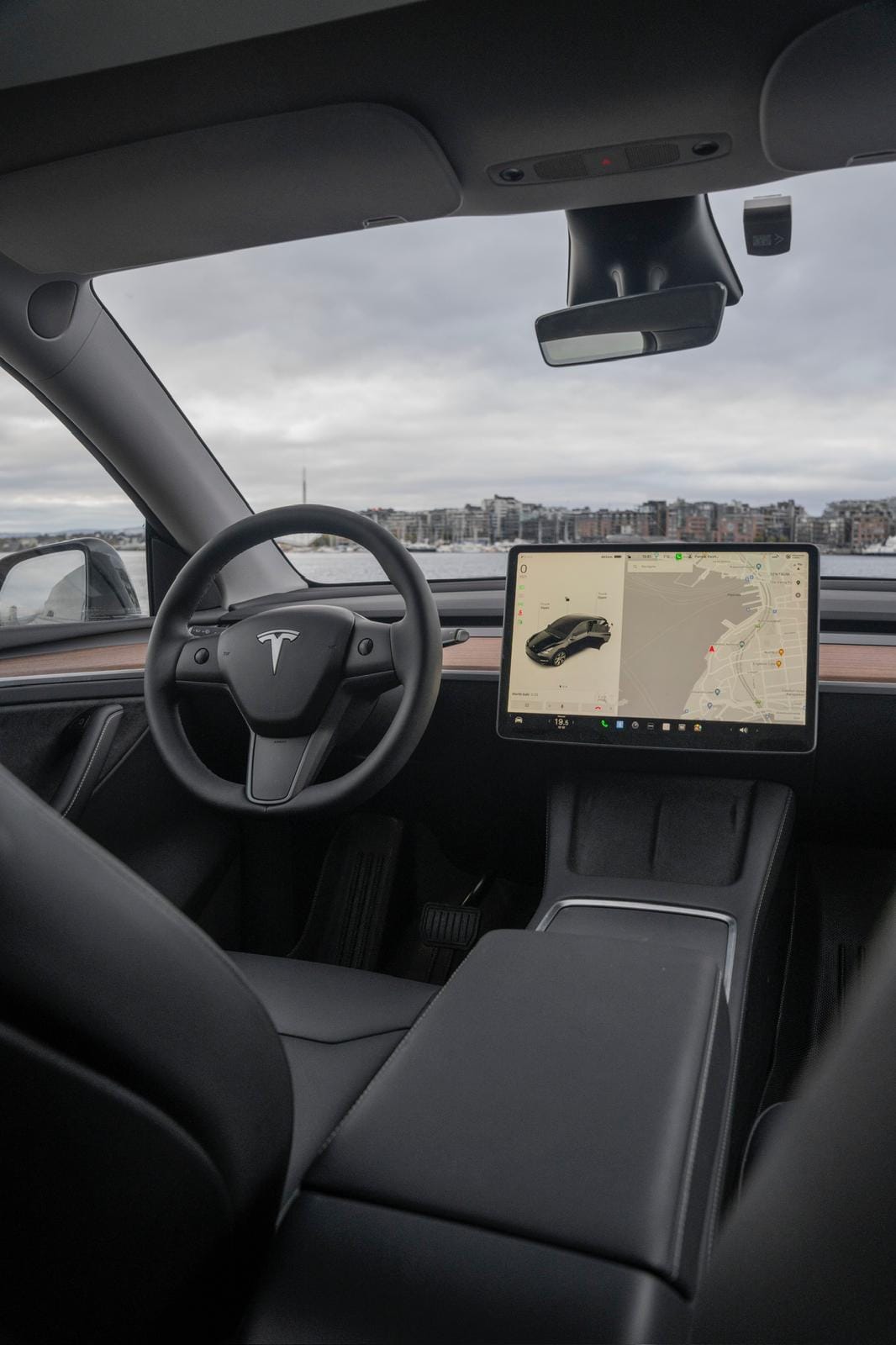 Tesla Model Y with Cruise control