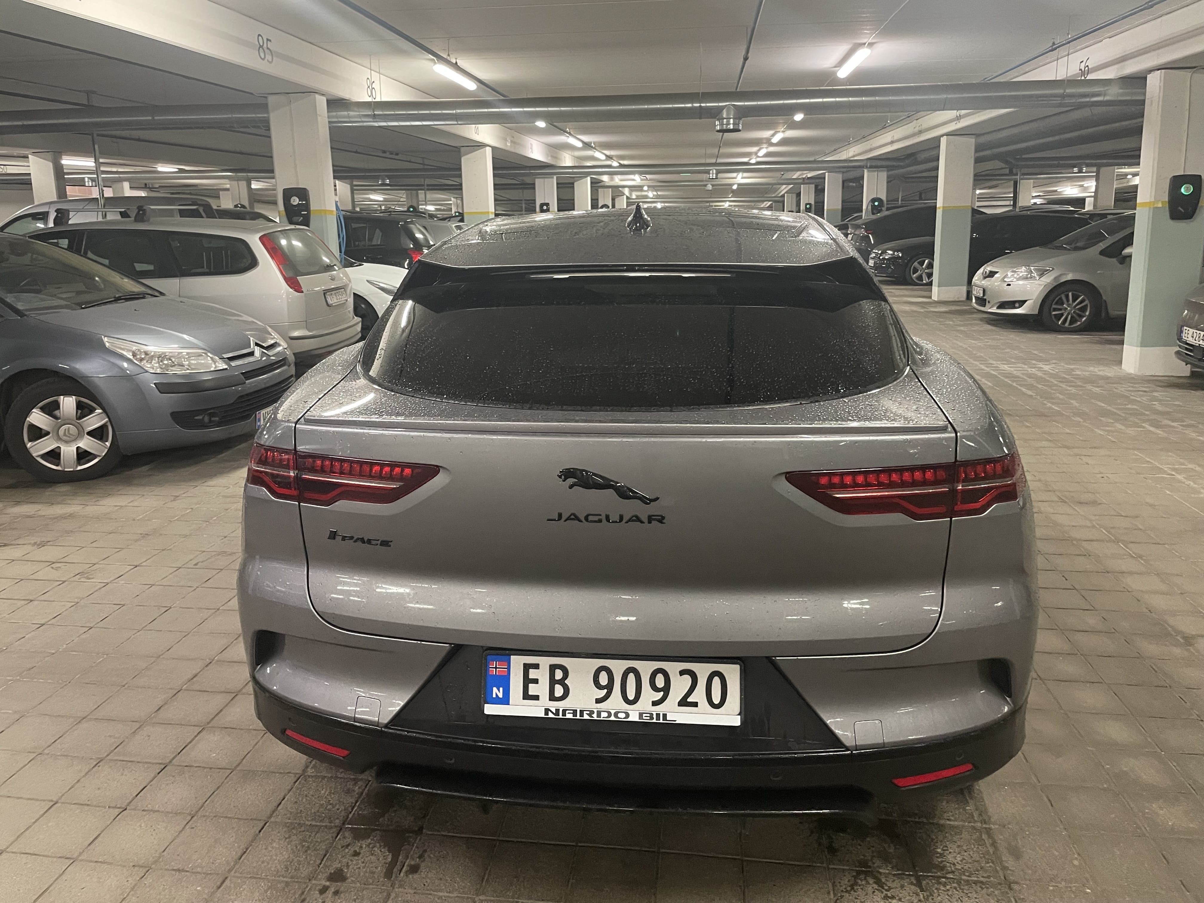 Jaguar I-pace med GPS