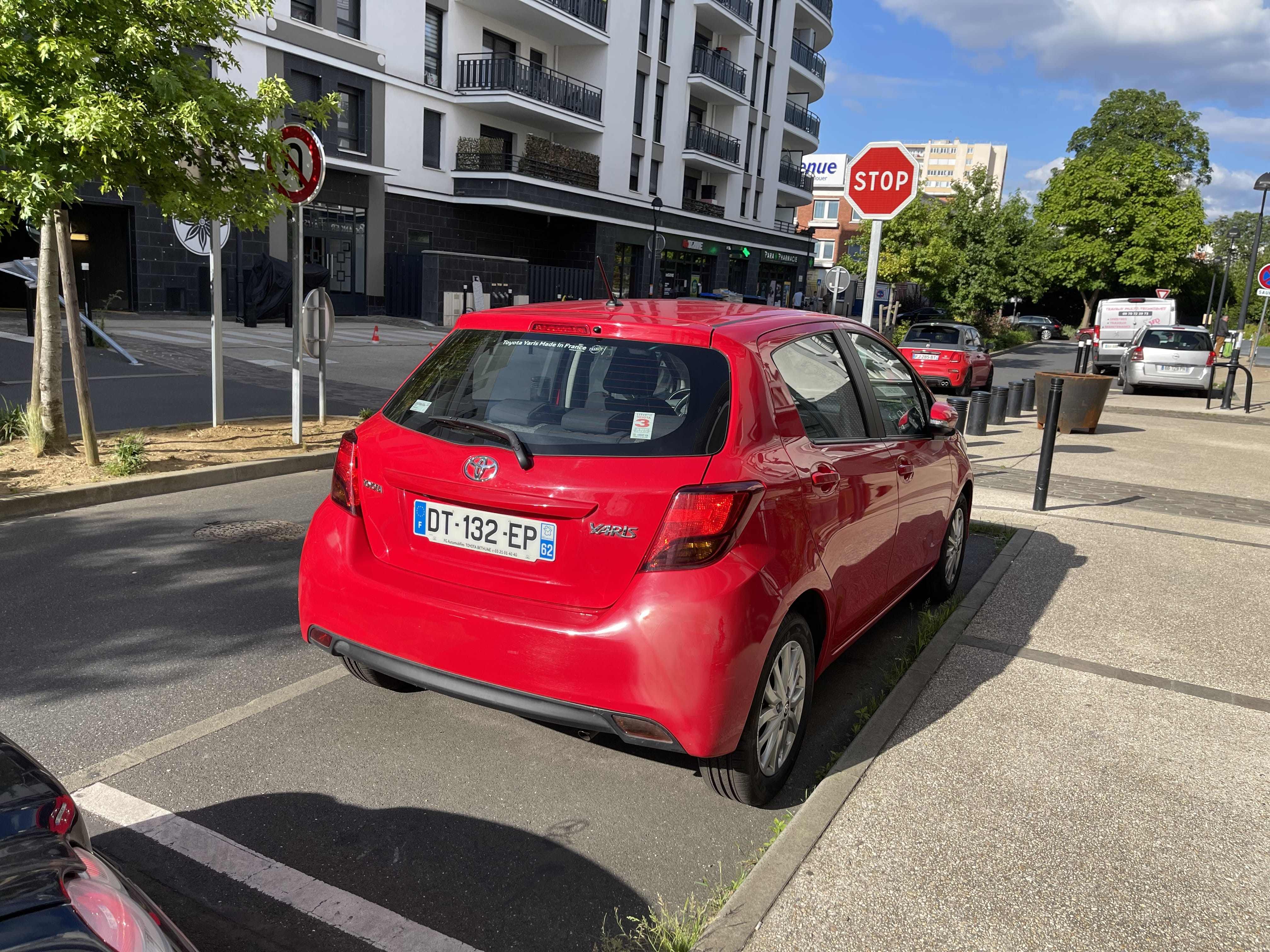 Toyota Yaris avec Siège bébé