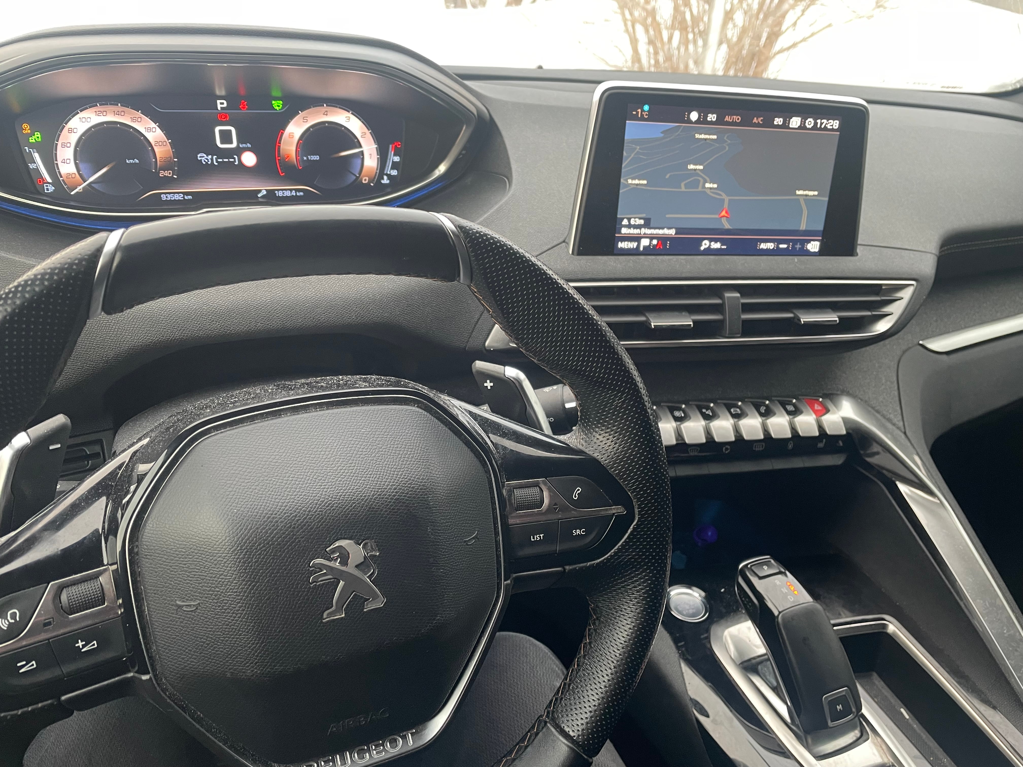 Peugeot 3008 med Cruisekontroll