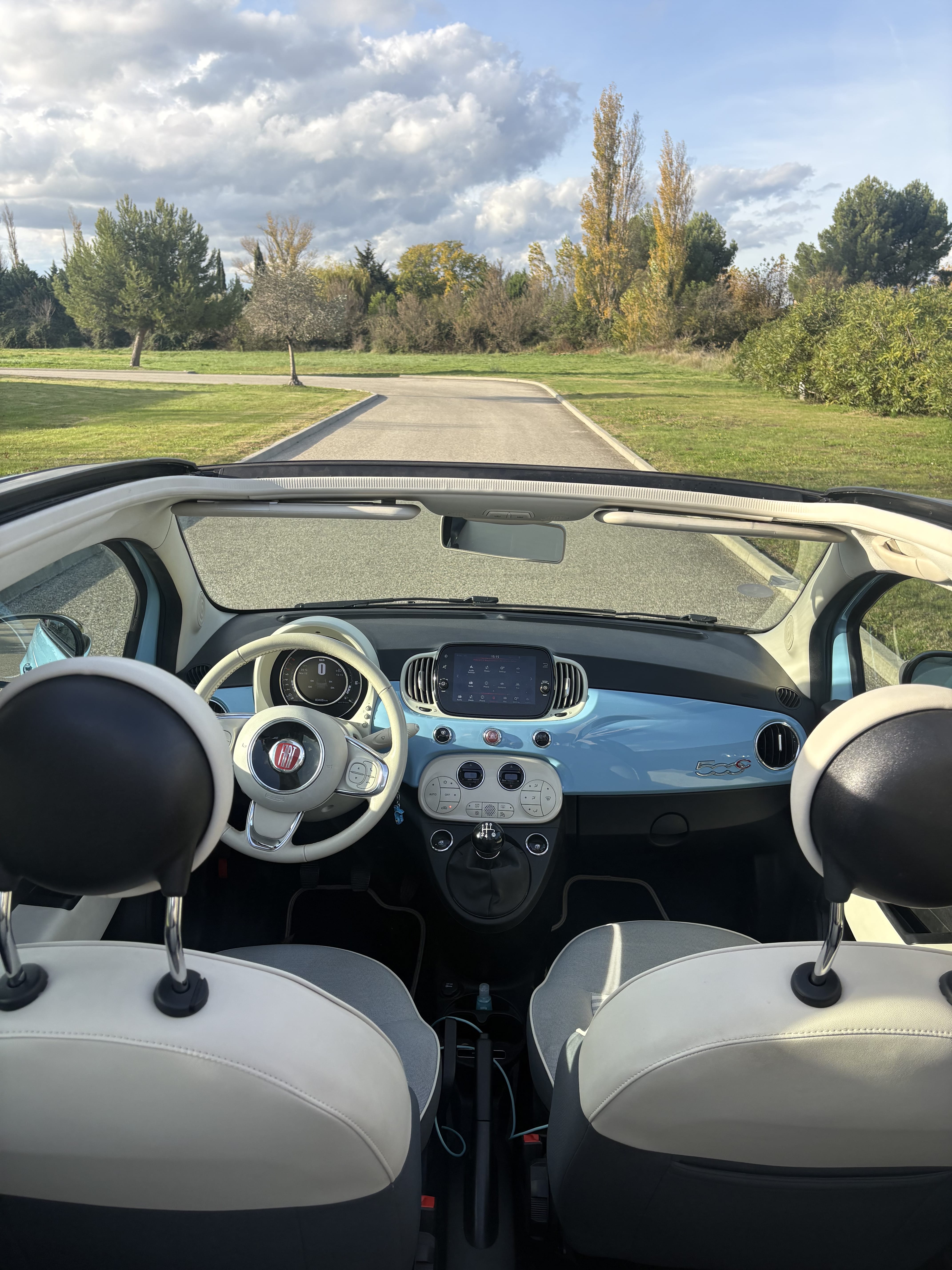 Fiat 500 C Édition Spiaggina 1.2i. 69cv avec Régulateur de vitesse