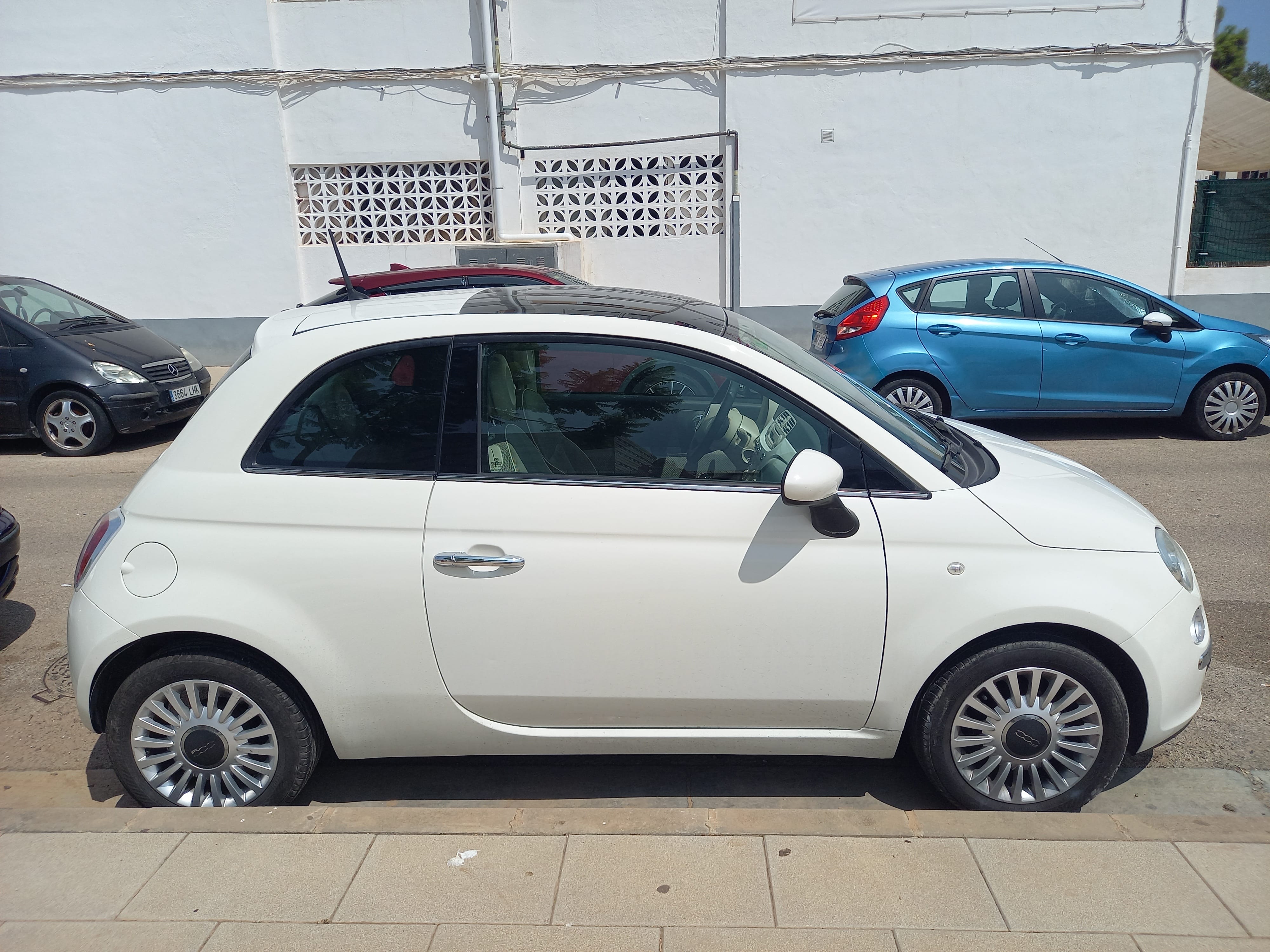 Fiat 500 avec Siège bébé