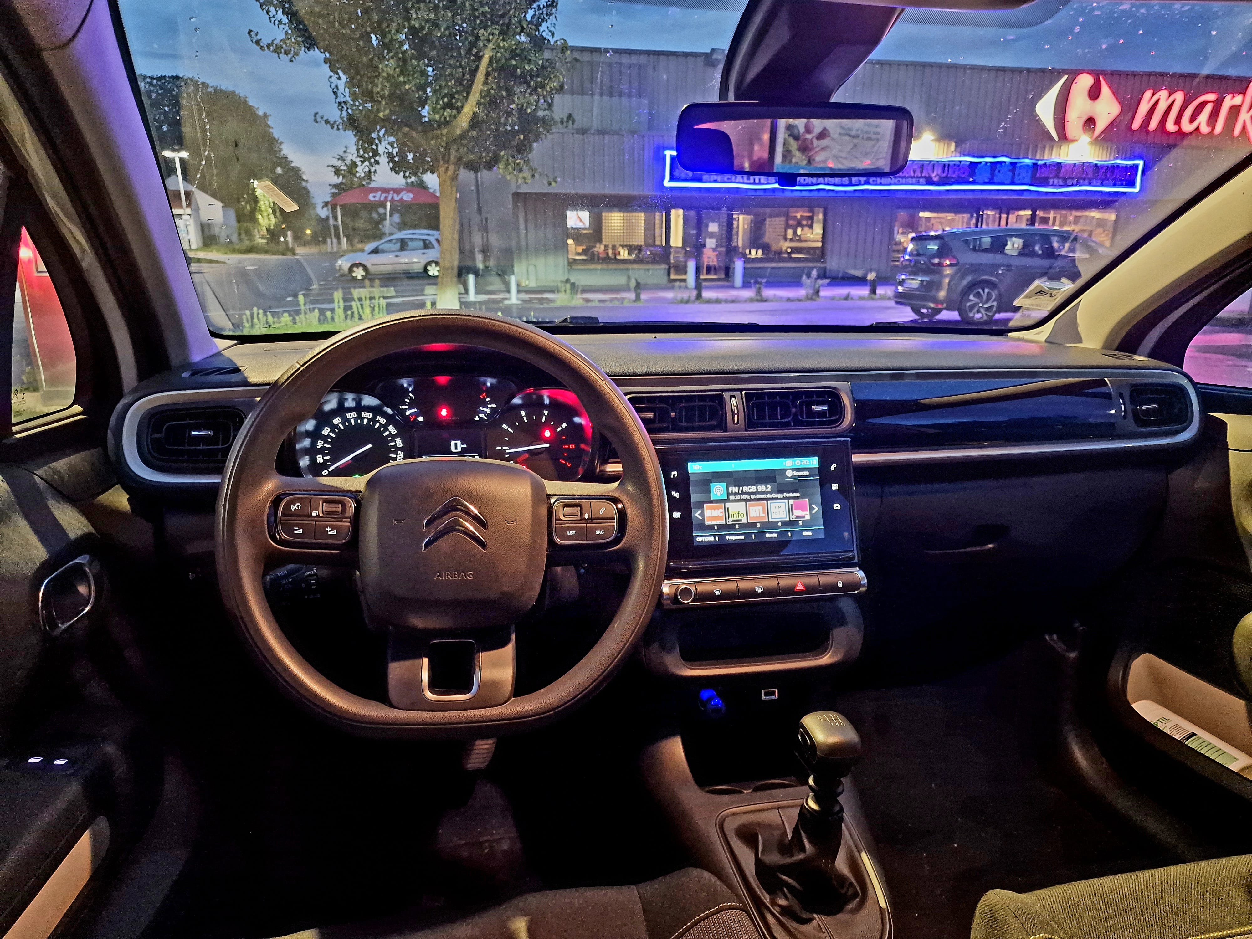 Citroen C3 avec Régulateur de vitesse