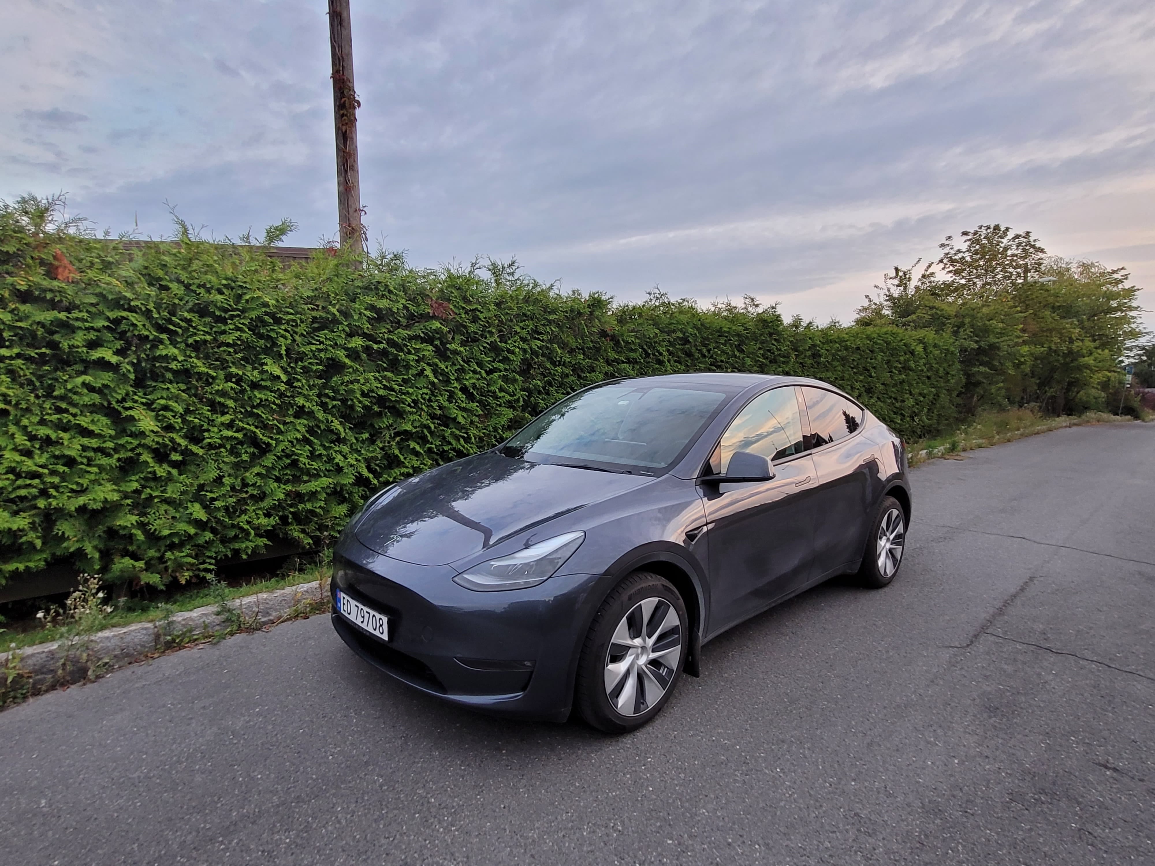 Tesla Model Y with GPS