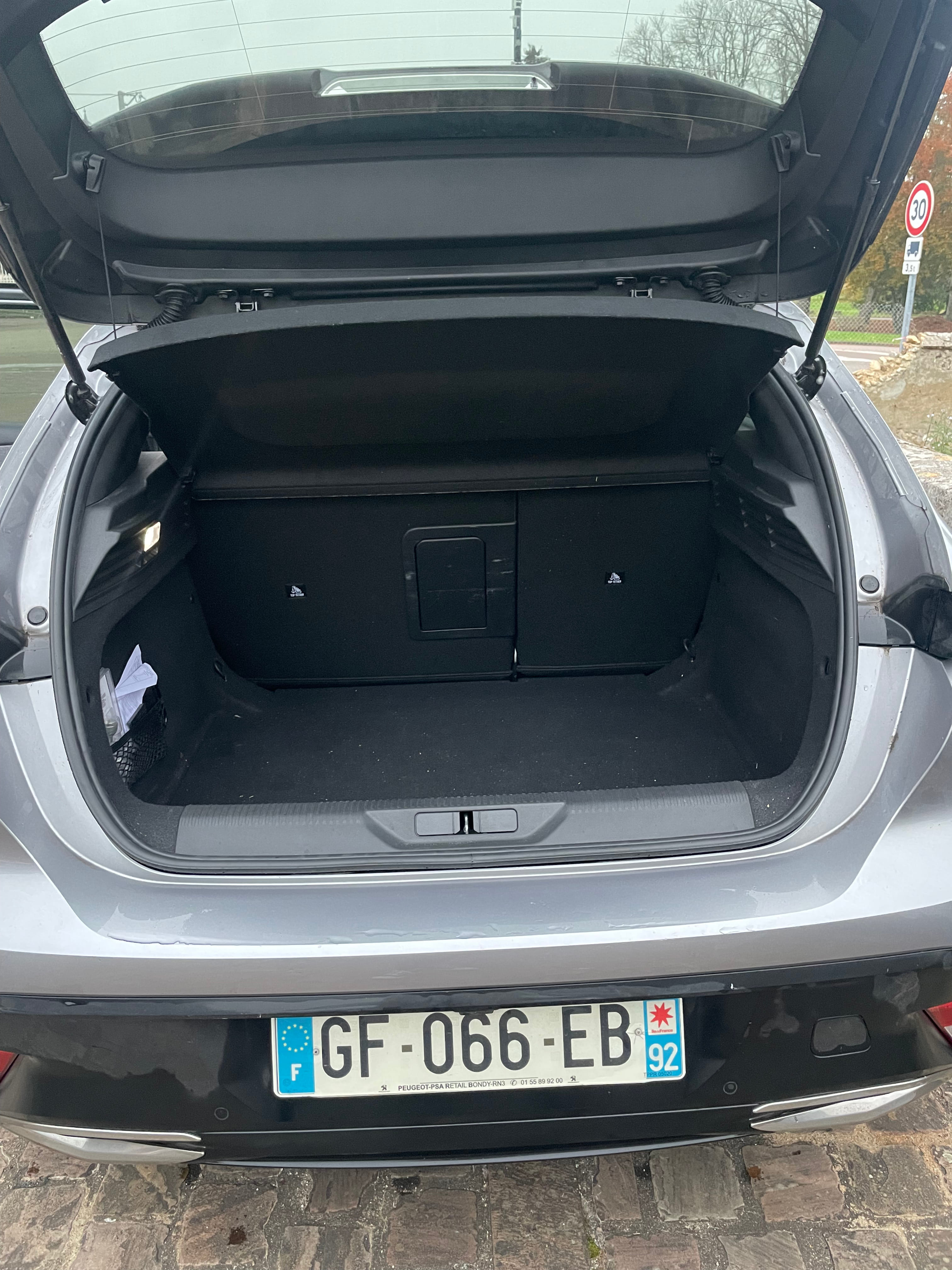 Peugeot 308 avec Dashcam