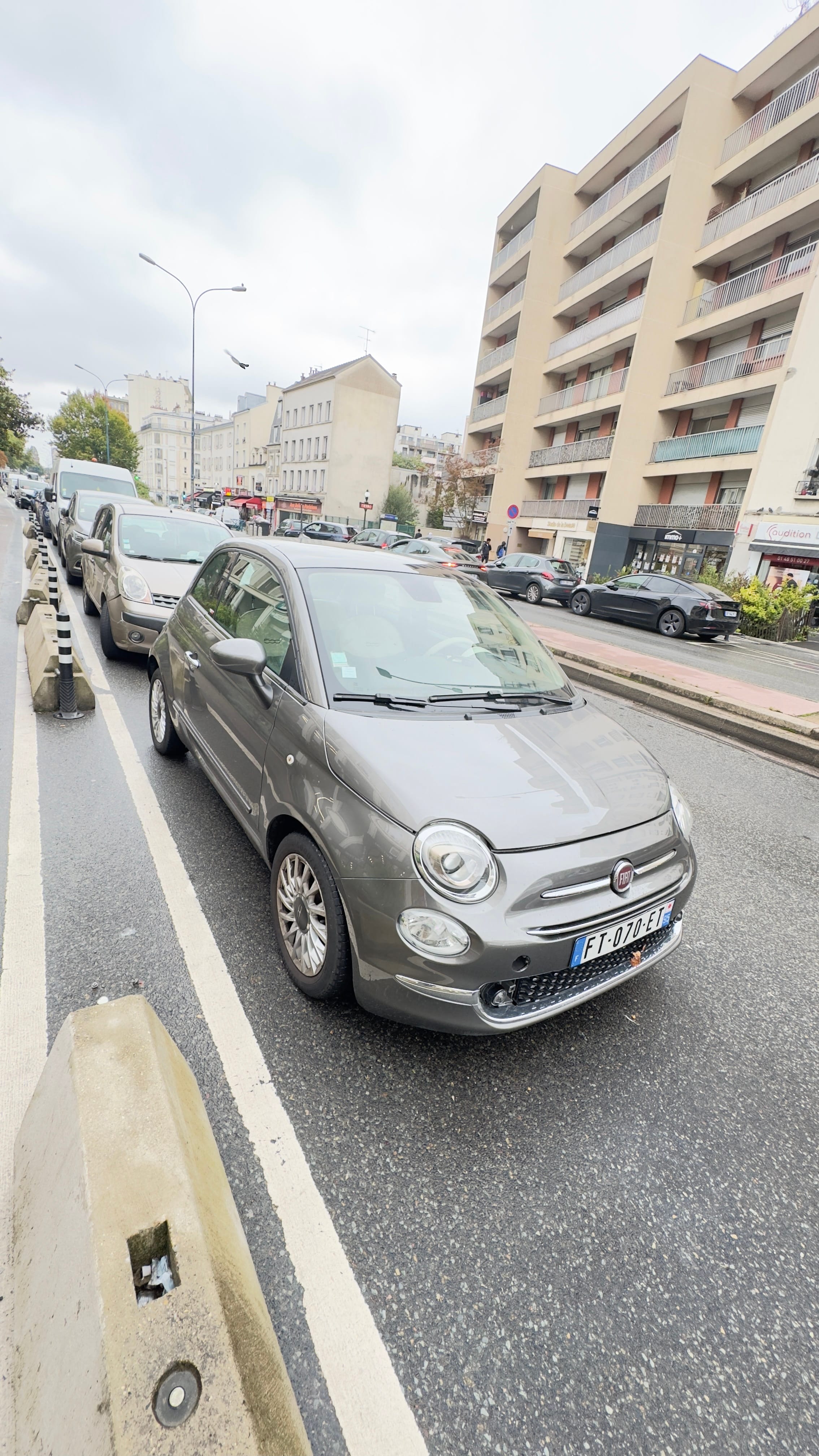 Fiat 500 avec GPS