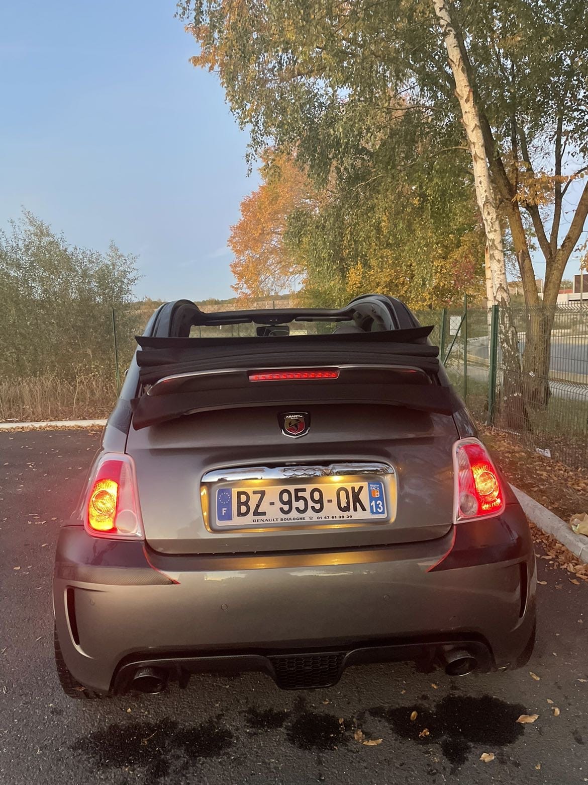 Fiat 500 Abarth avec GPS
