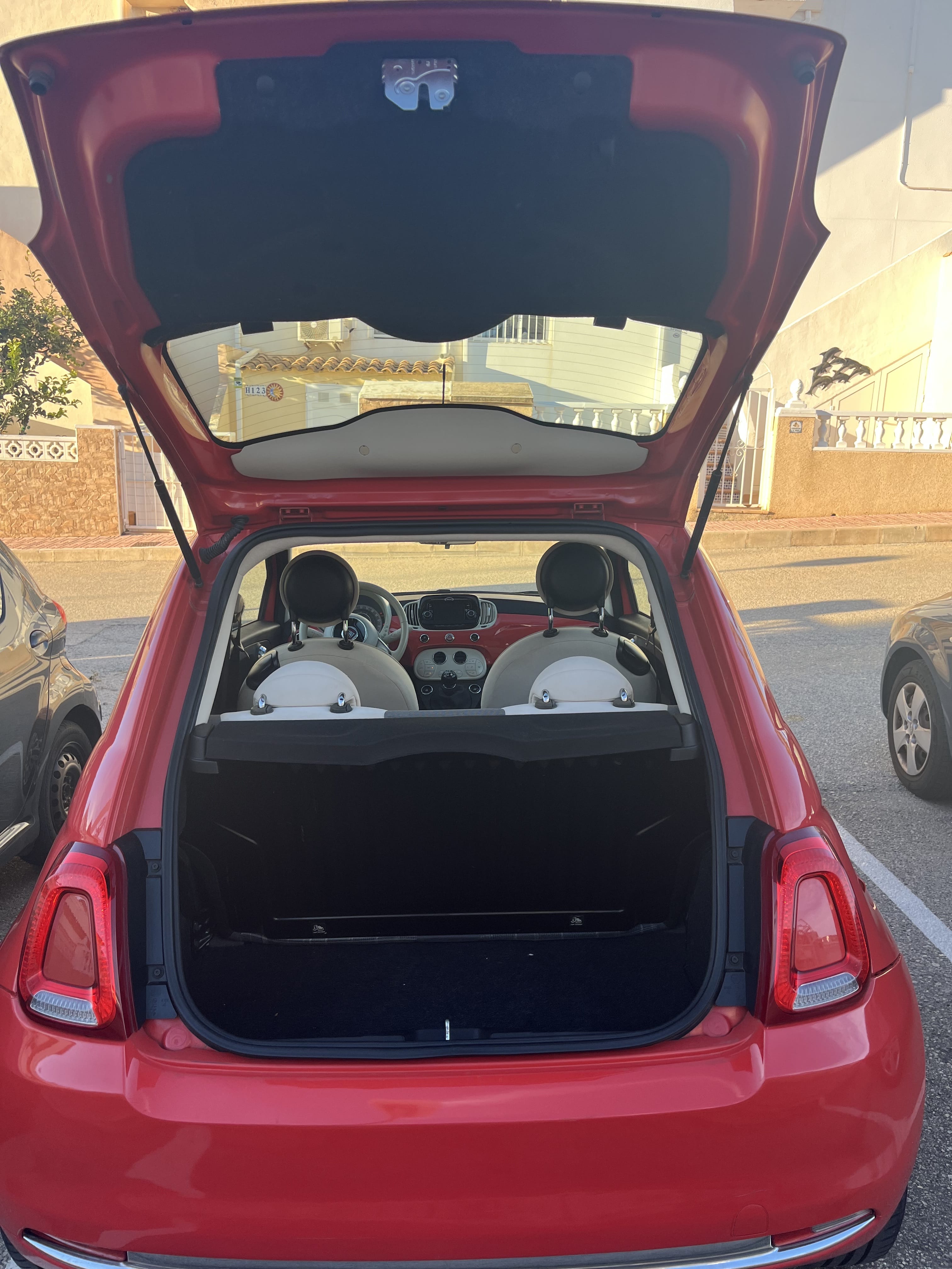 Fiat 500 with GPS