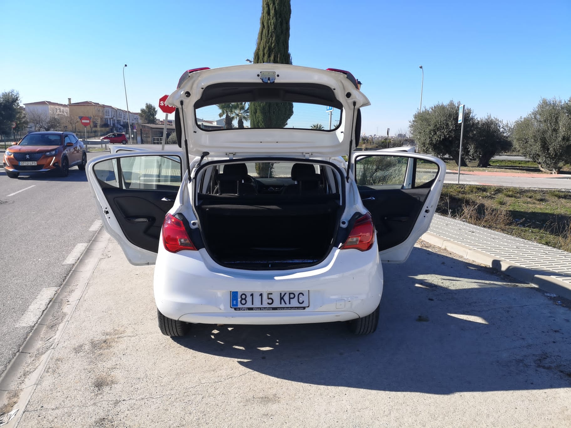 Opel Corsa con Silla infantil