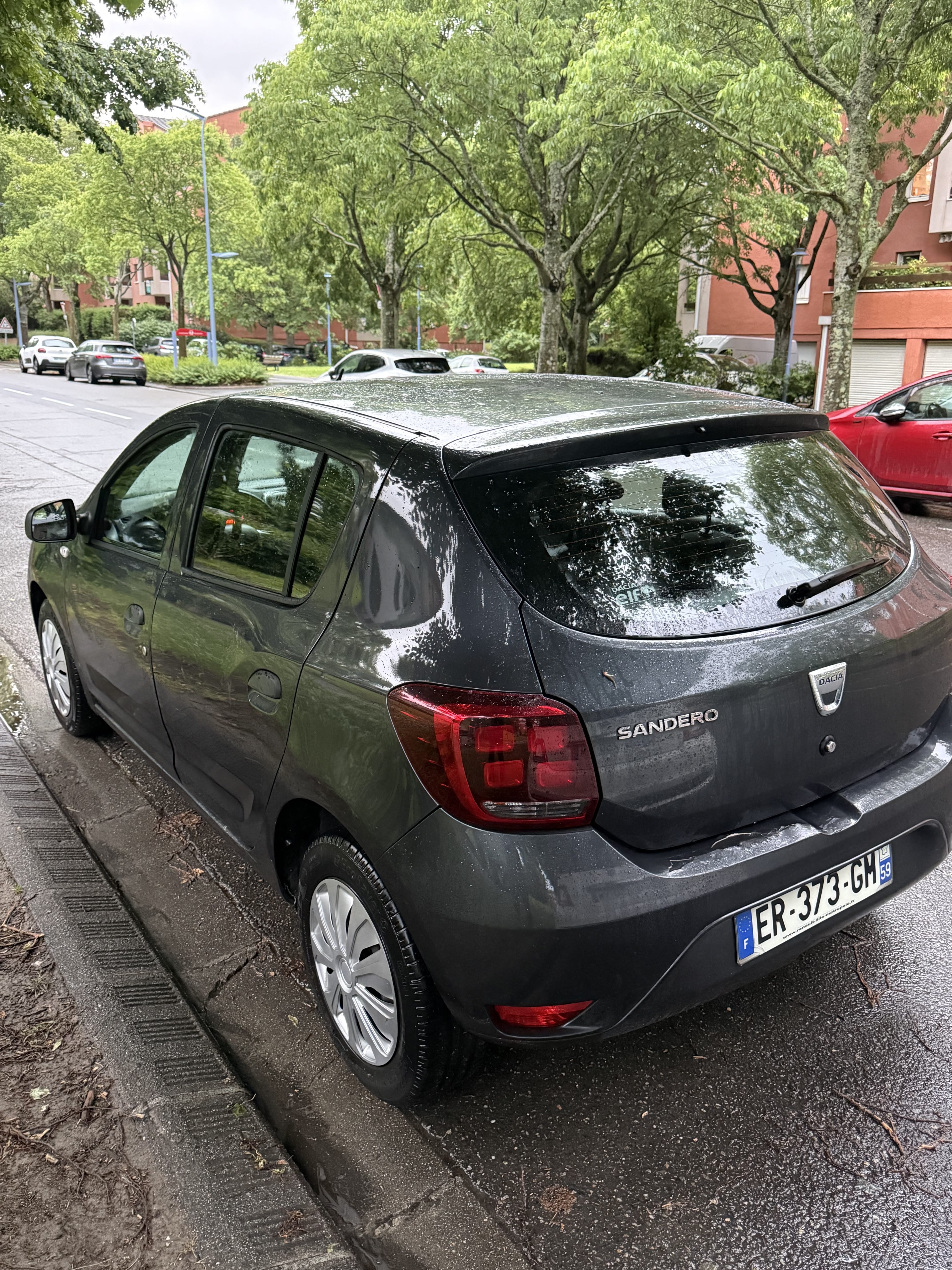 Dacia Sandero avec Siège bébé