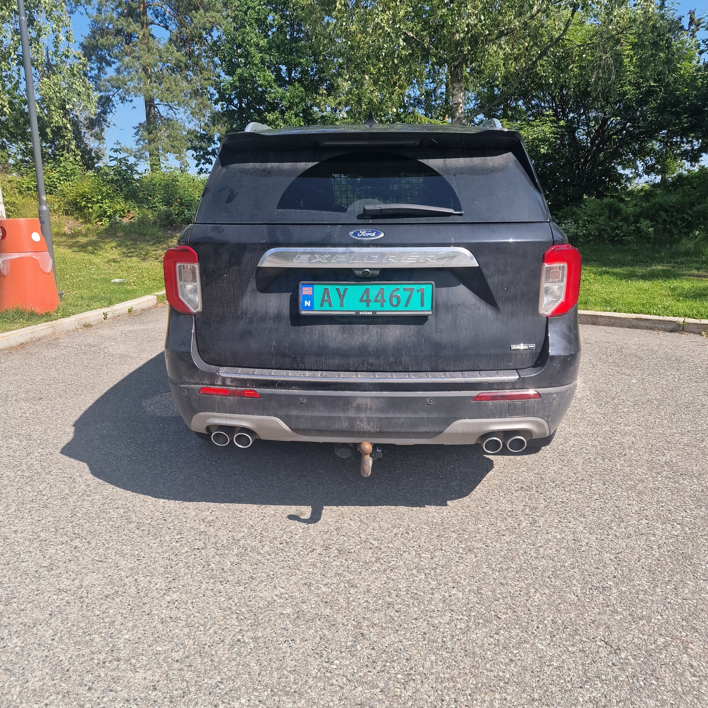 Ford Explorer Hybrid med GPS
