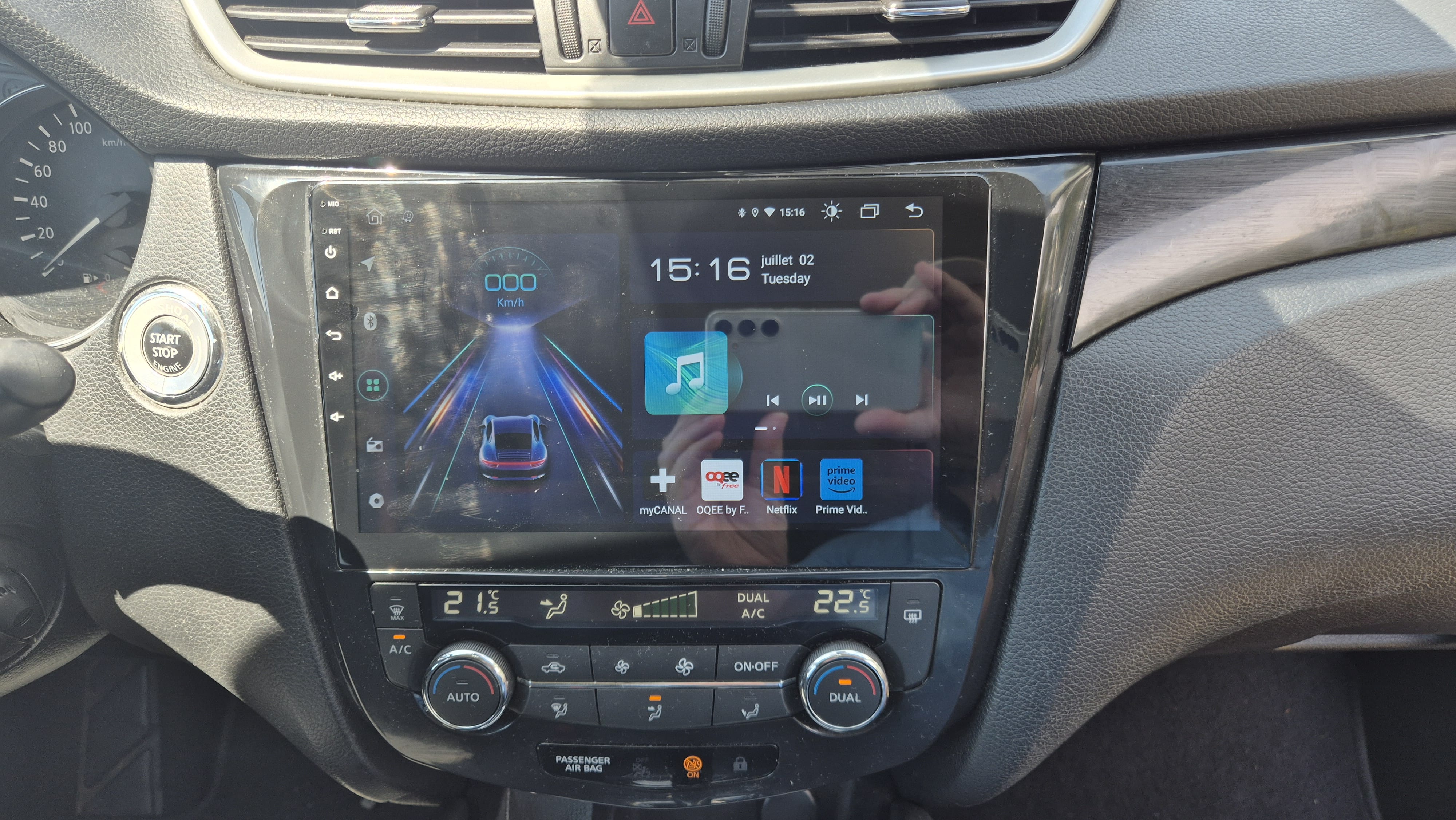 Nissan Qashqai avec Siège bébé