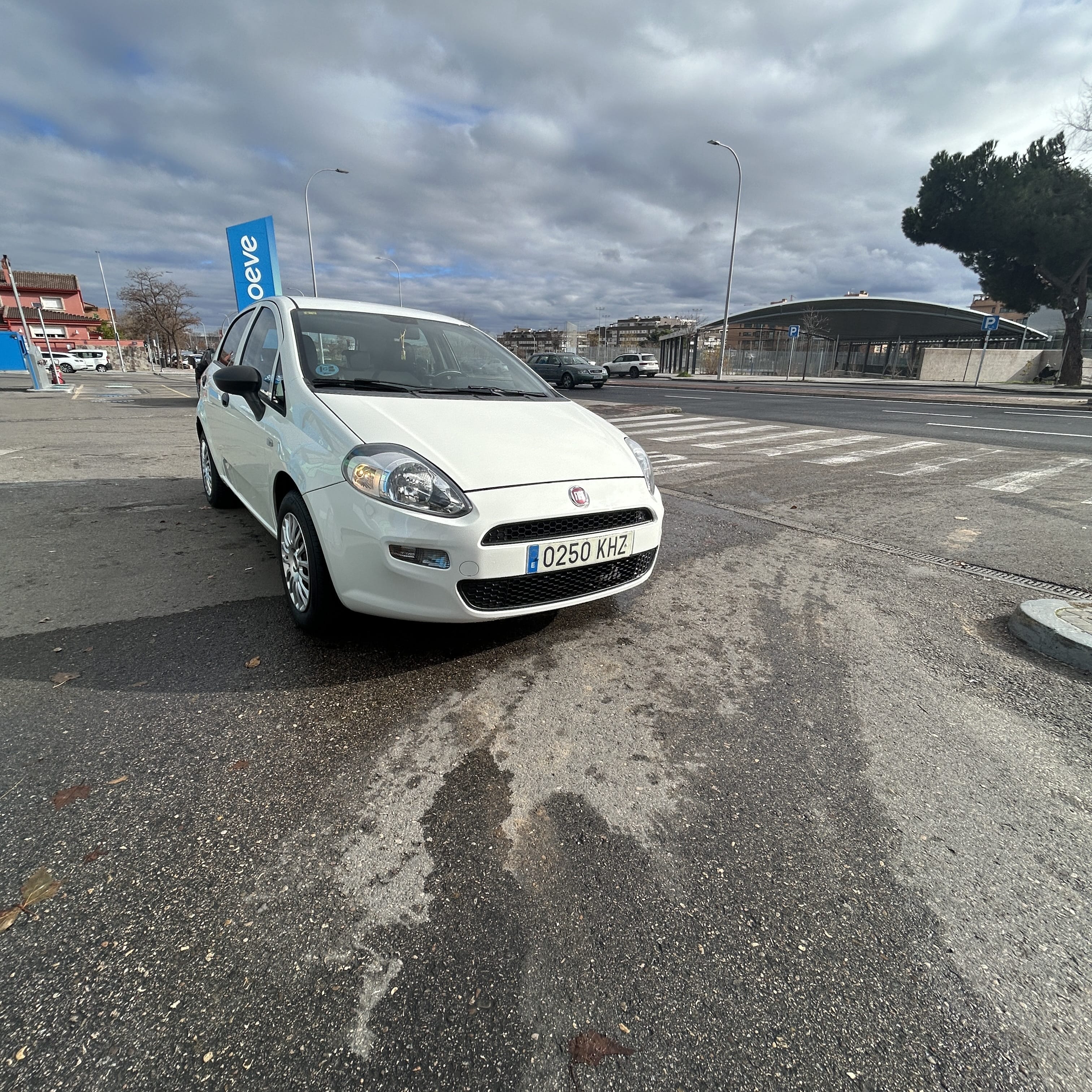 Fiat Punto met USB-oplaadpoorten