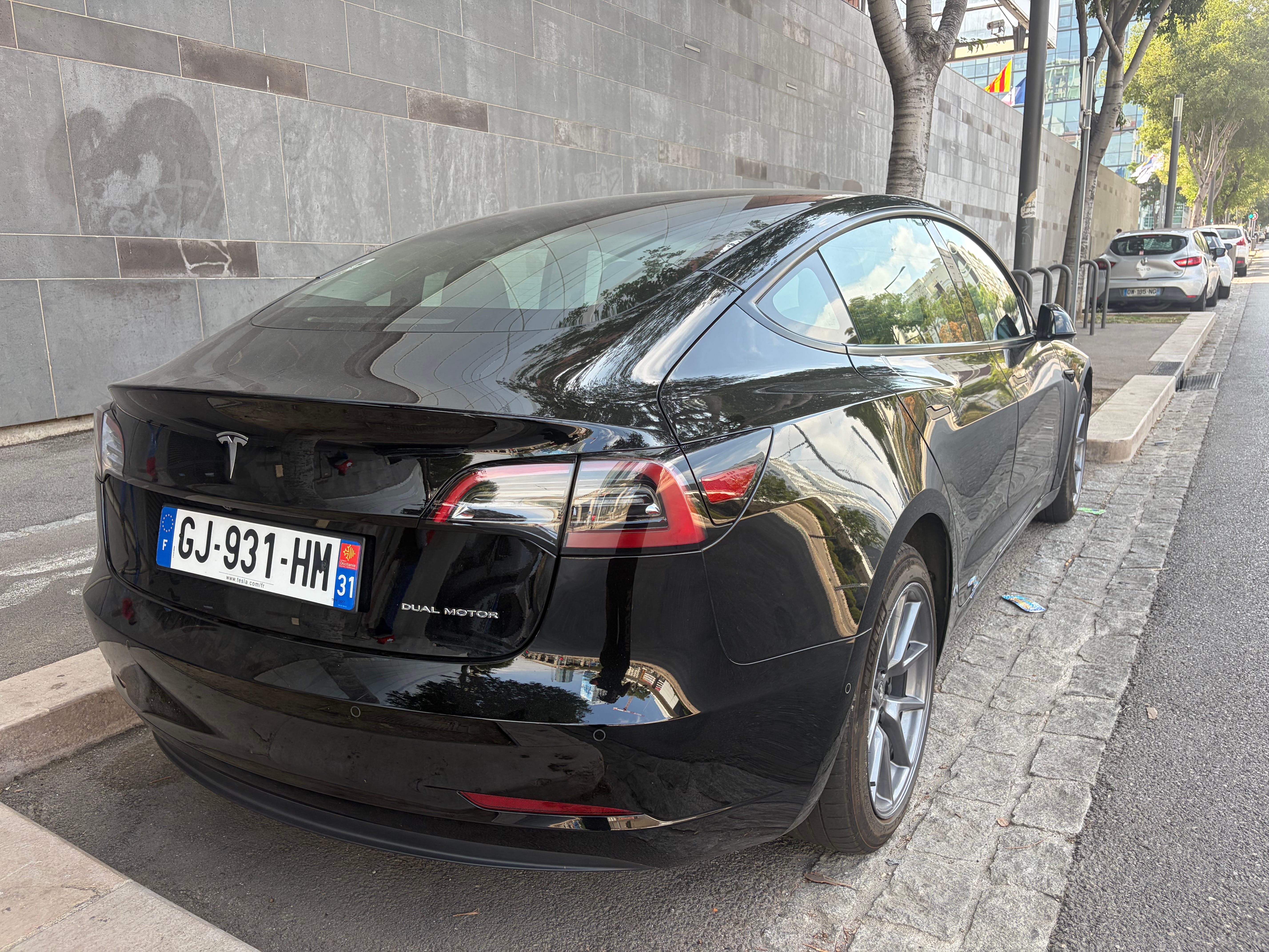 Tesla Model 3 Long Range avec Caméra de recul