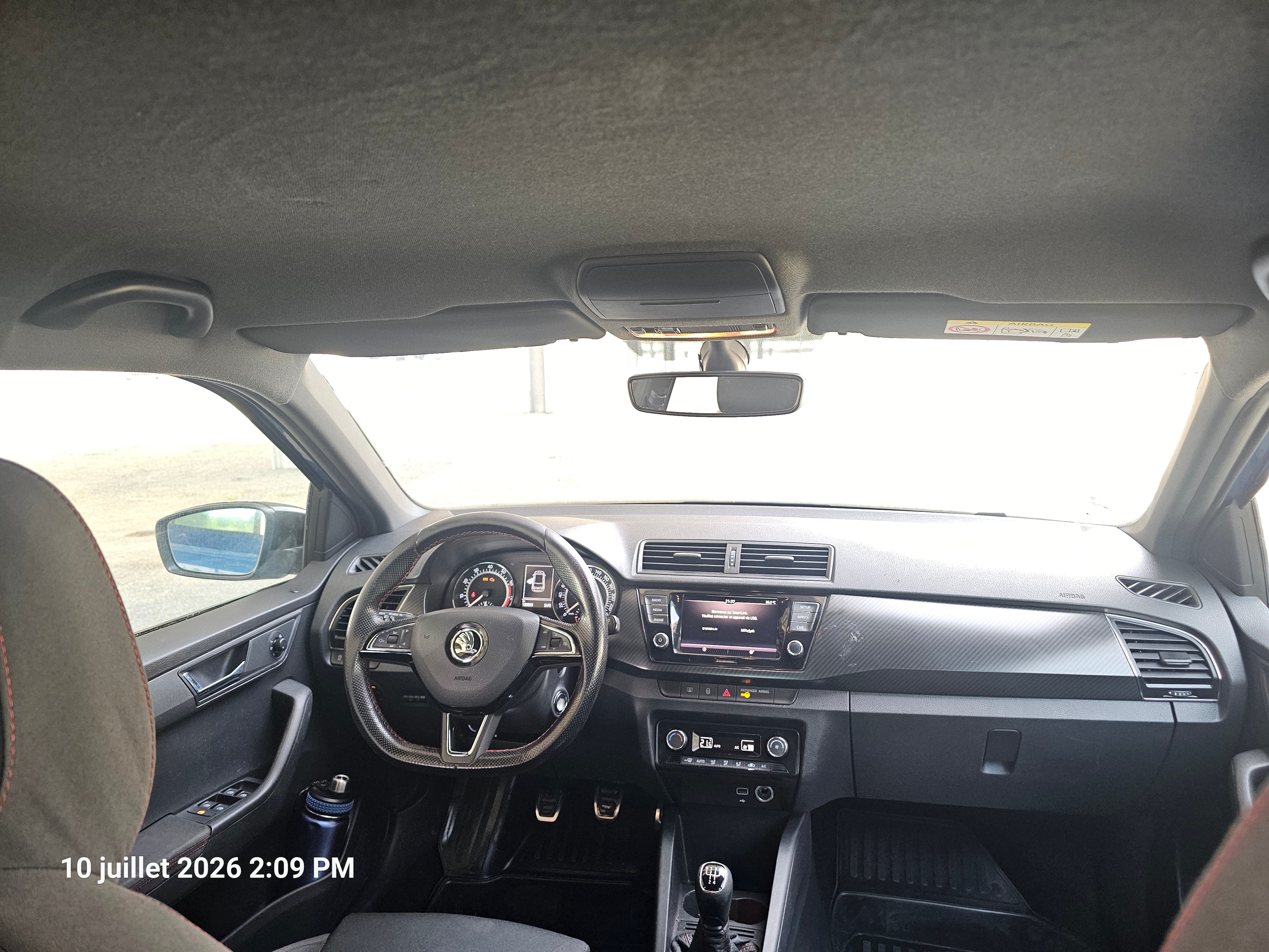 Skoda Fabia avec GPS