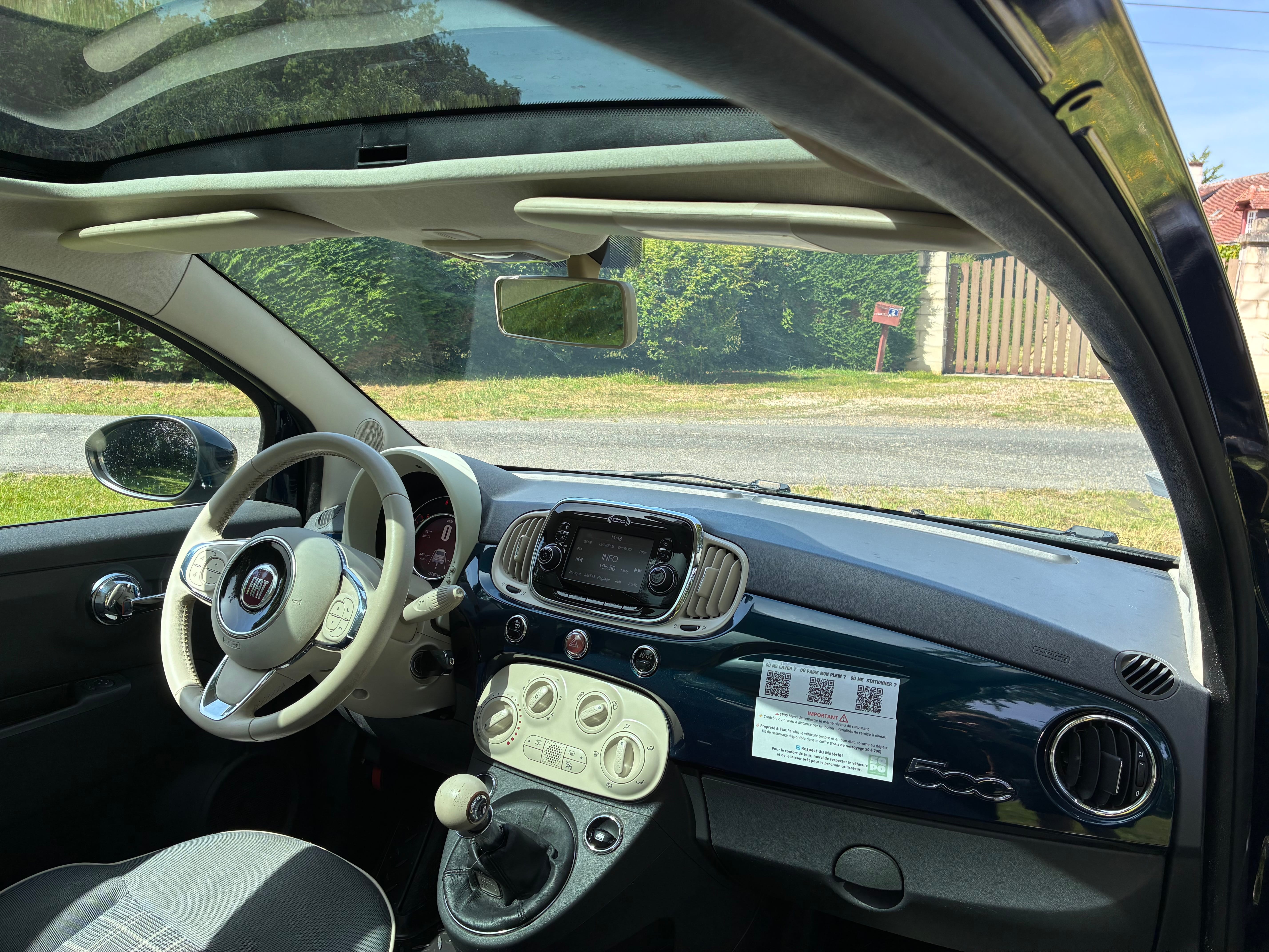 Fiat 500 avec Port USB