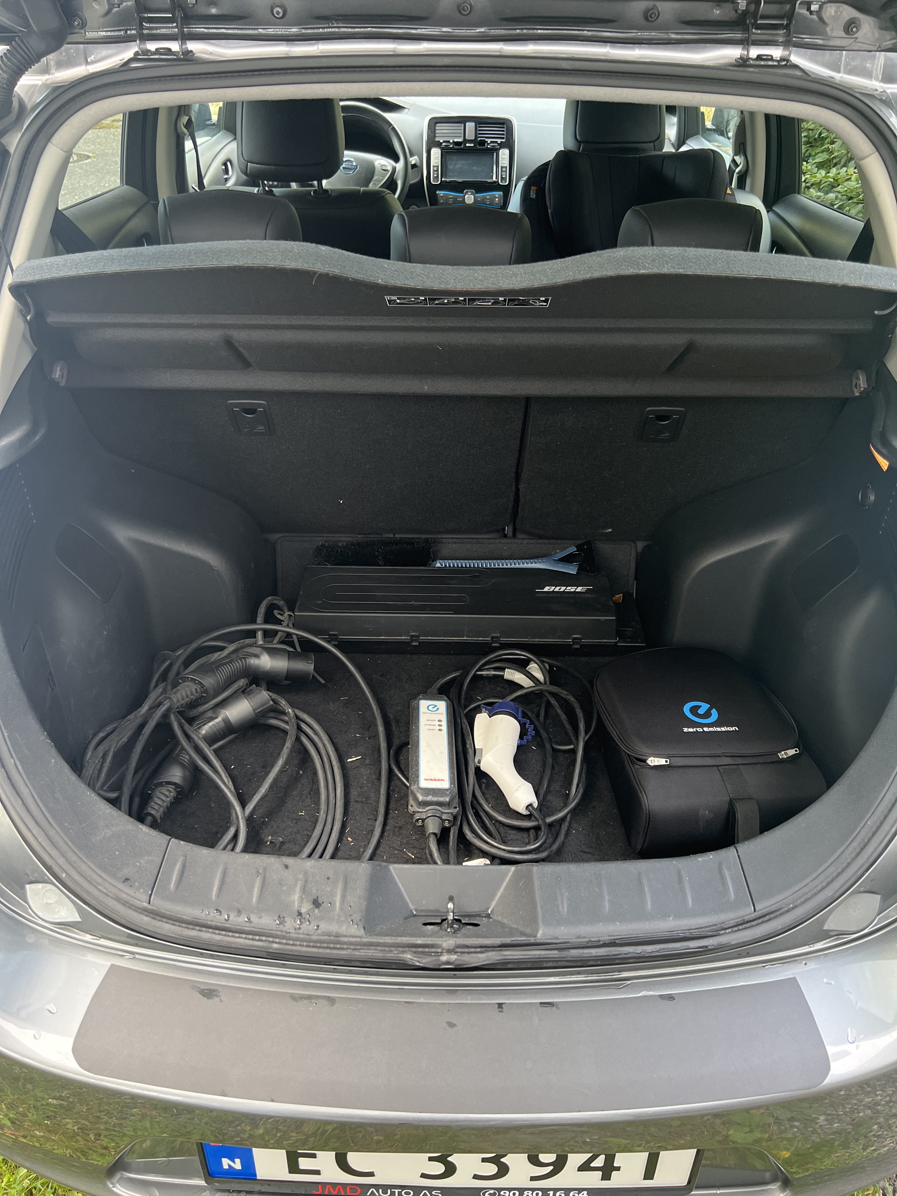 Nissan Leaf med Babysete