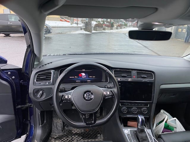 Volkswagen e-Golf med Cruisekontroll