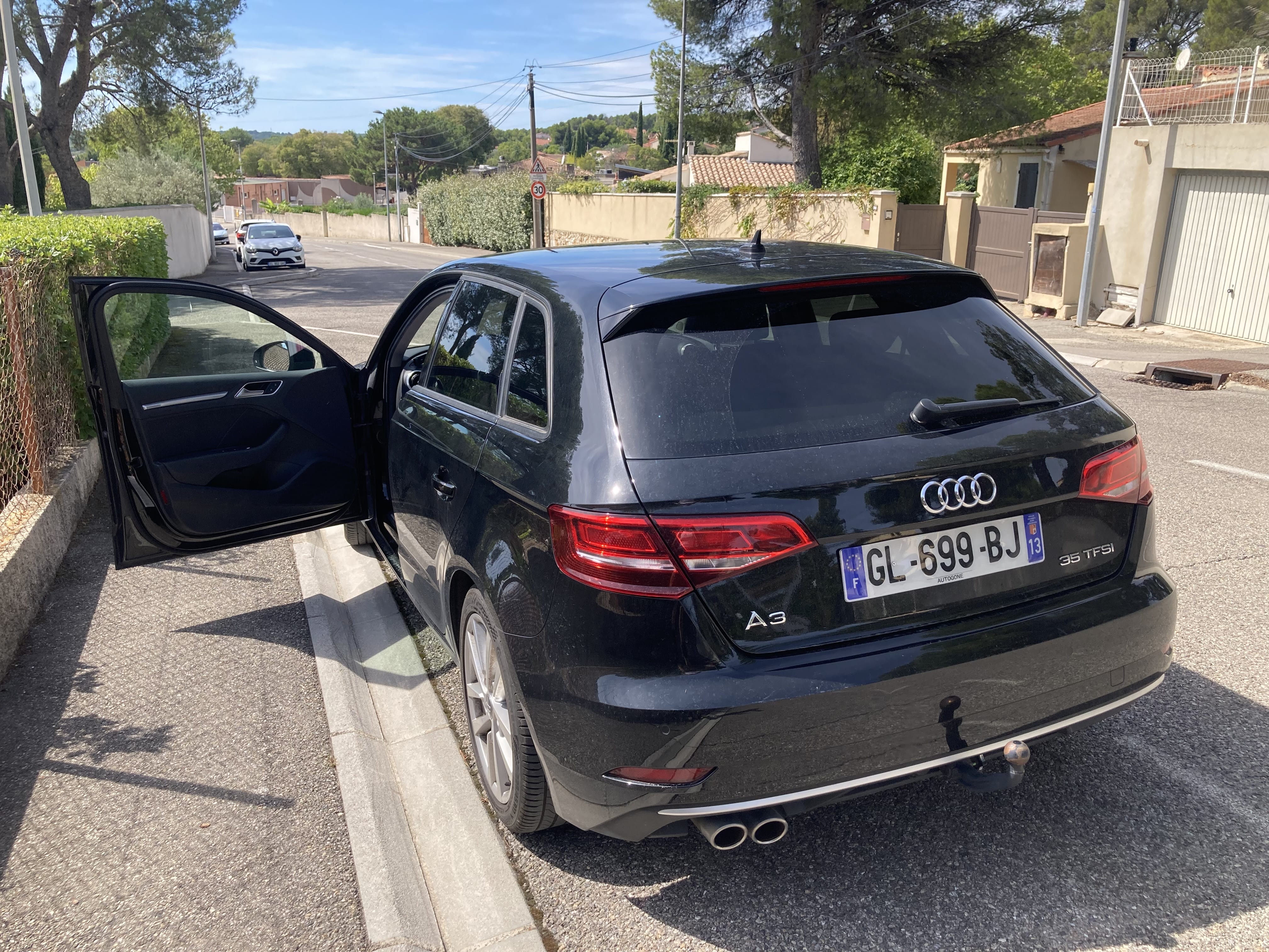 Audi A3 Sportback with Snow tires