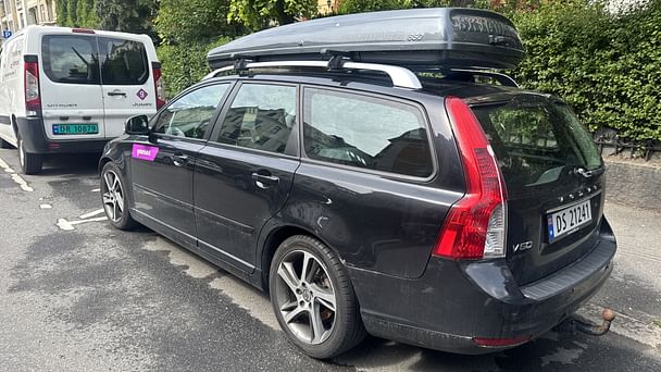 Volvo V50 med Skiboks