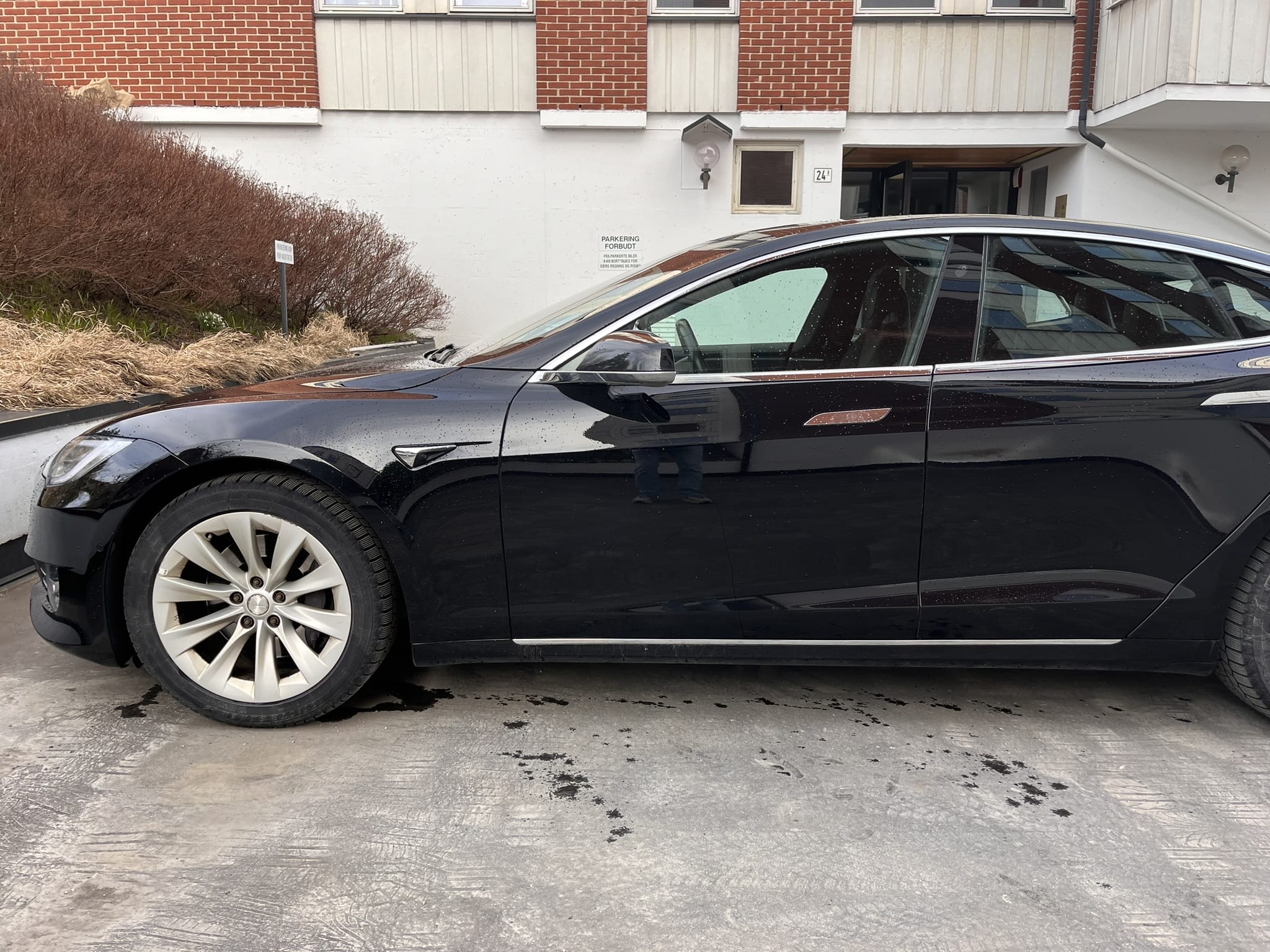 Tesla Model S med Aircondition