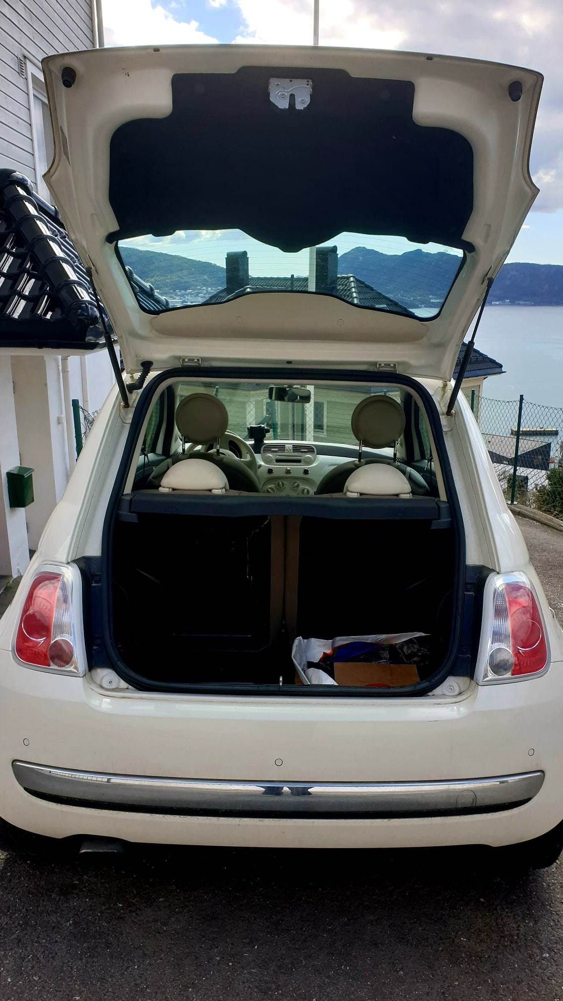 Fiat 500 med Vinterdekk