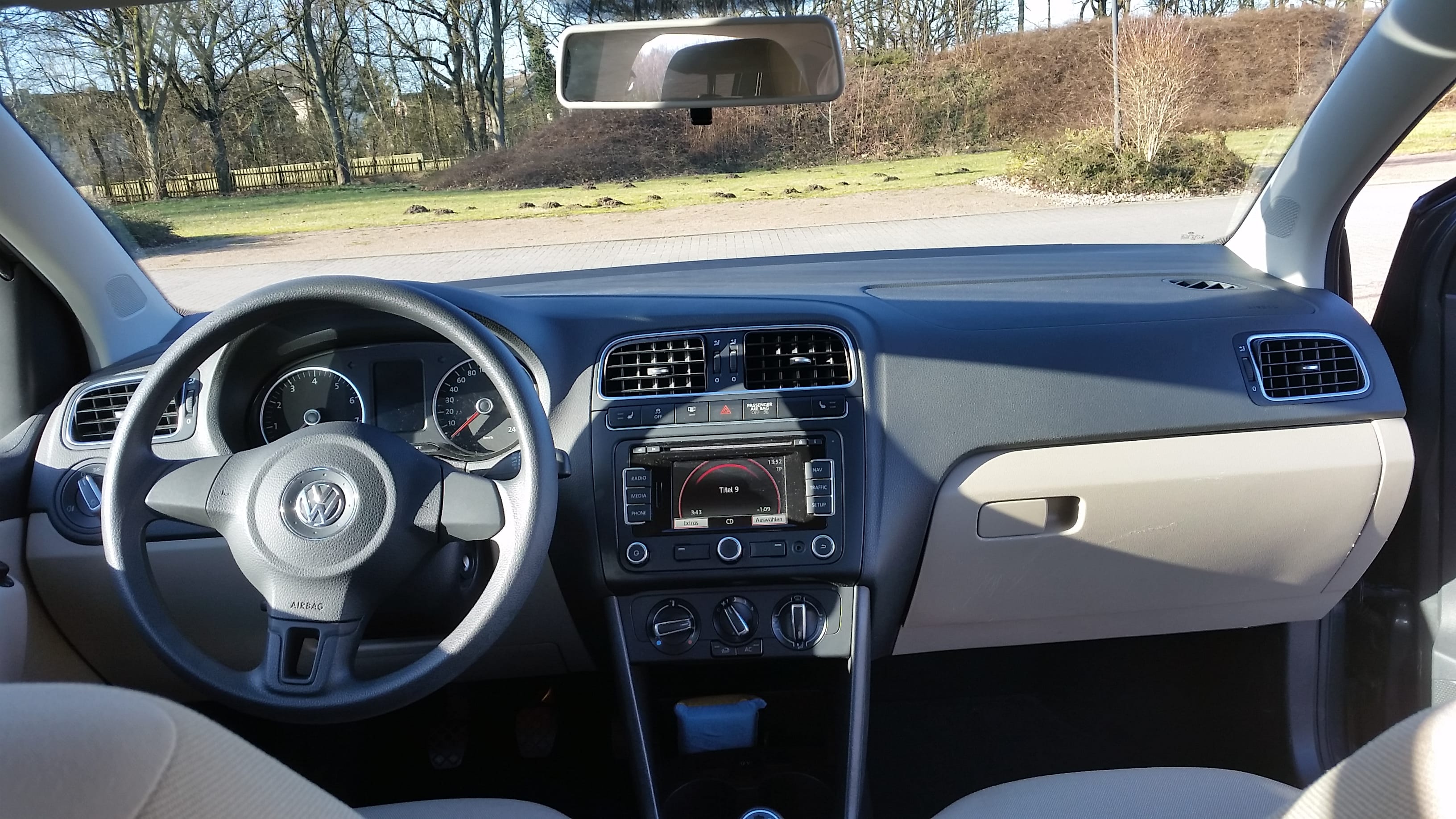 Volkswagen Polo mit Winterreifen