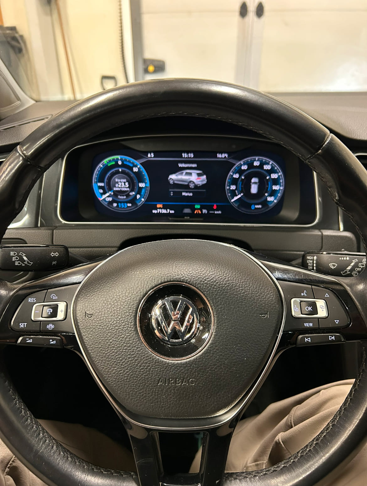 Volkswagen e-Golf med Cruisekontroll
