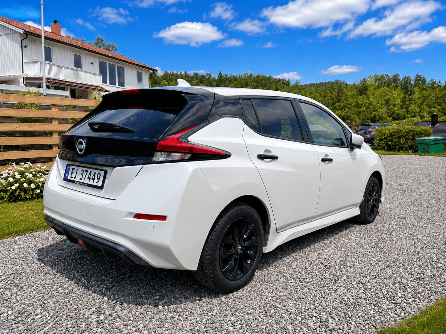 Nissan Leaf med Ryggekamera