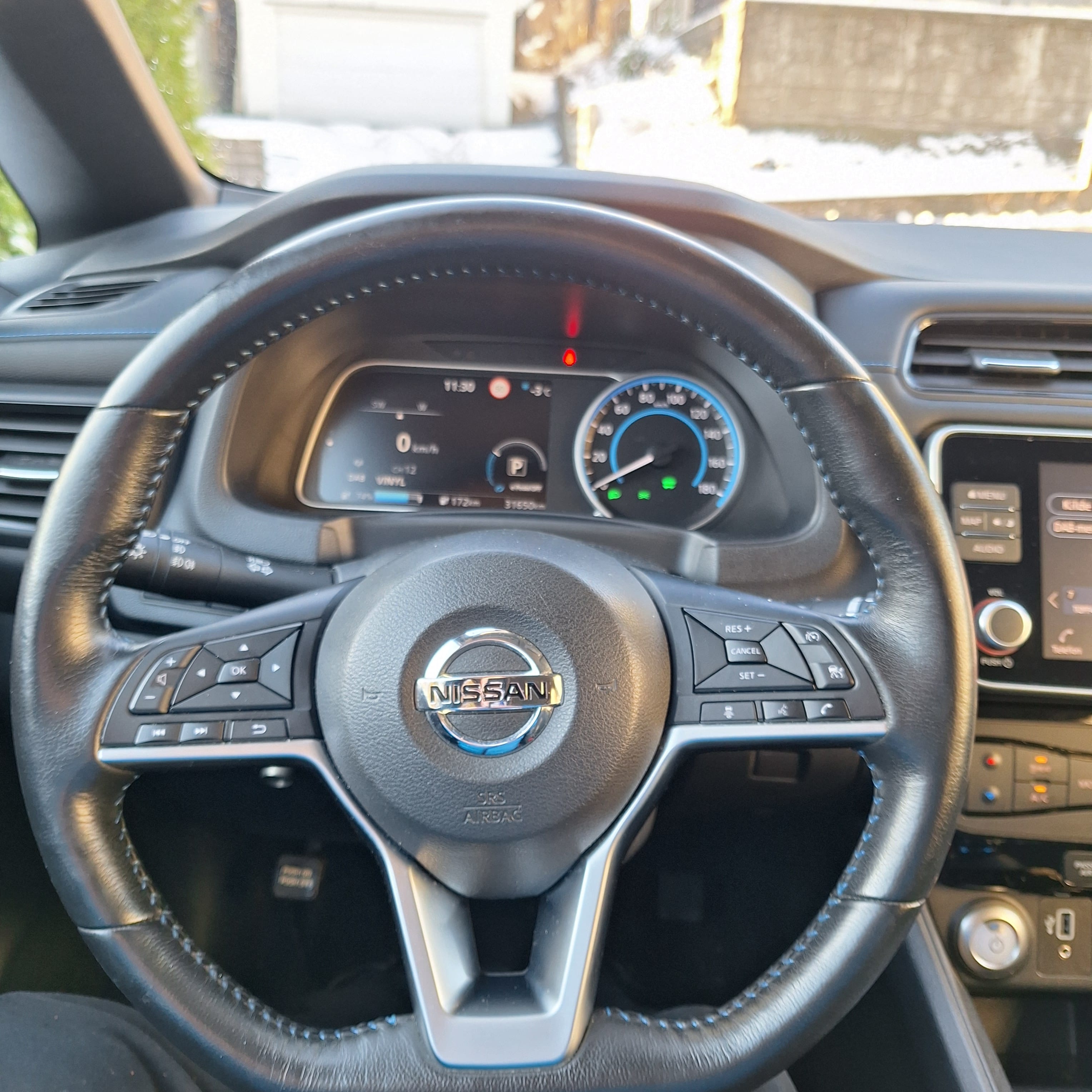 Nissan Leaf med Cruisekontroll