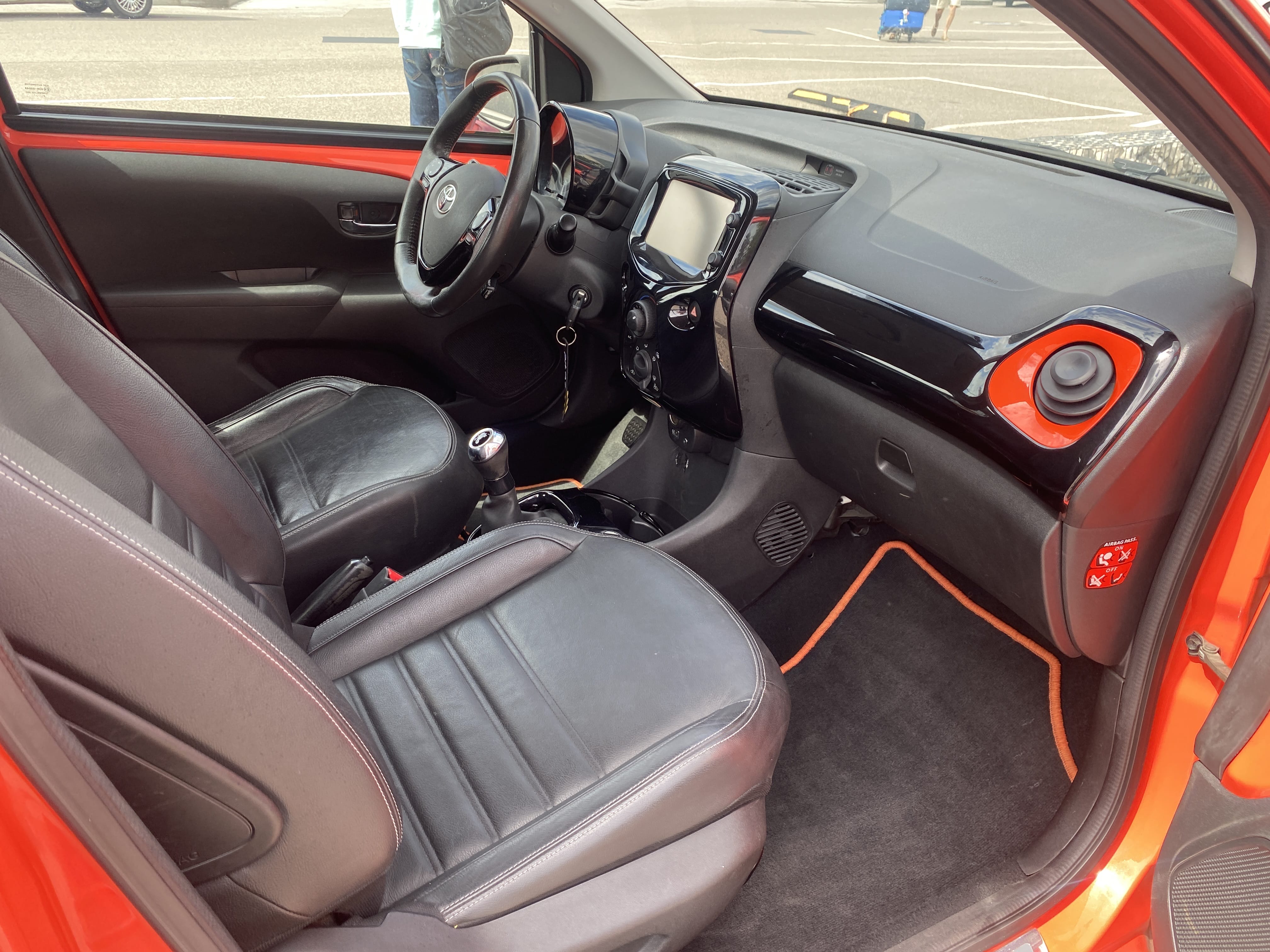 Toyota Aygo II avec Siège bébé
