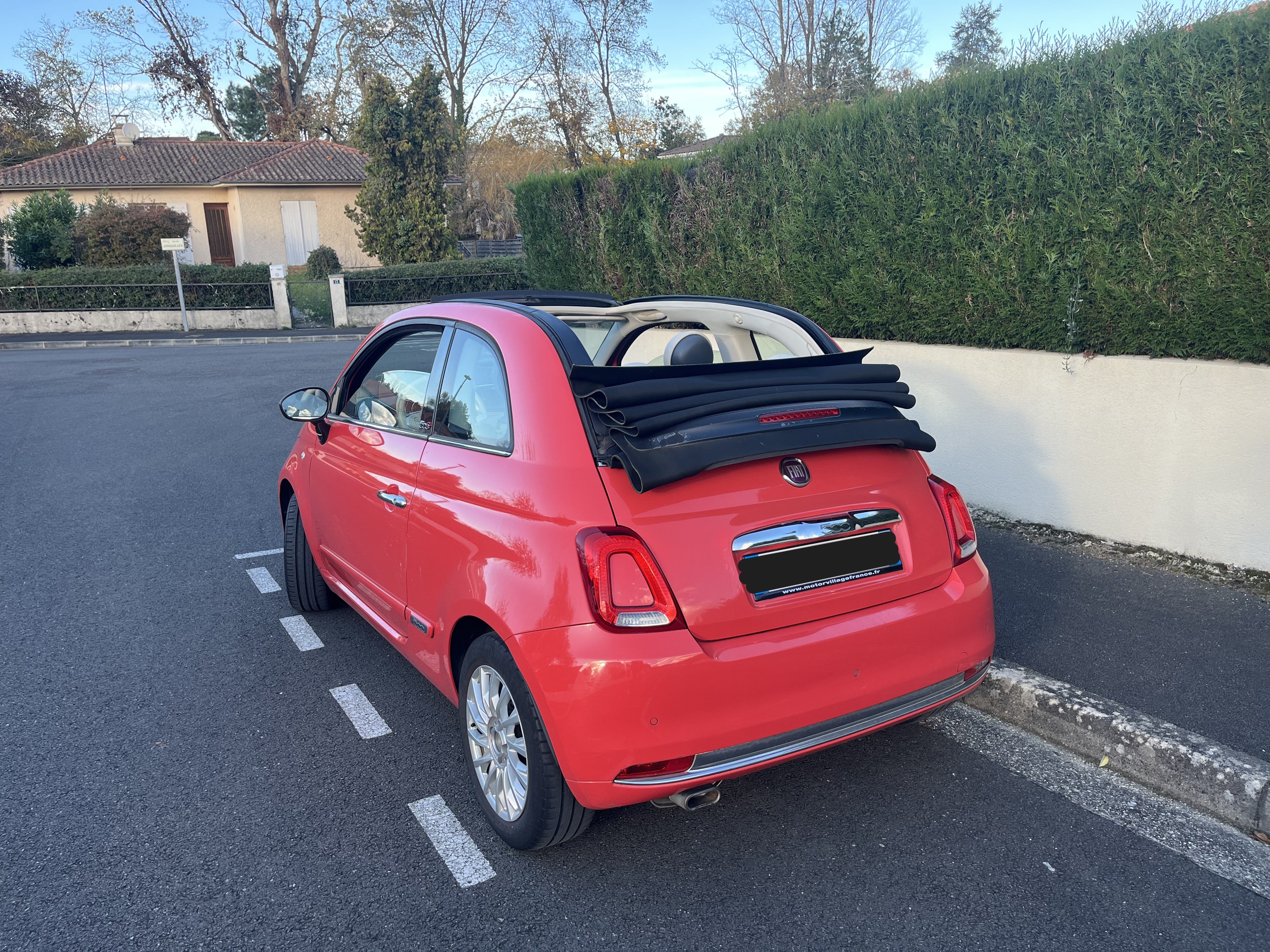 Fiat 500 C Cabriolet Lounge avec Régulateur de vitesse