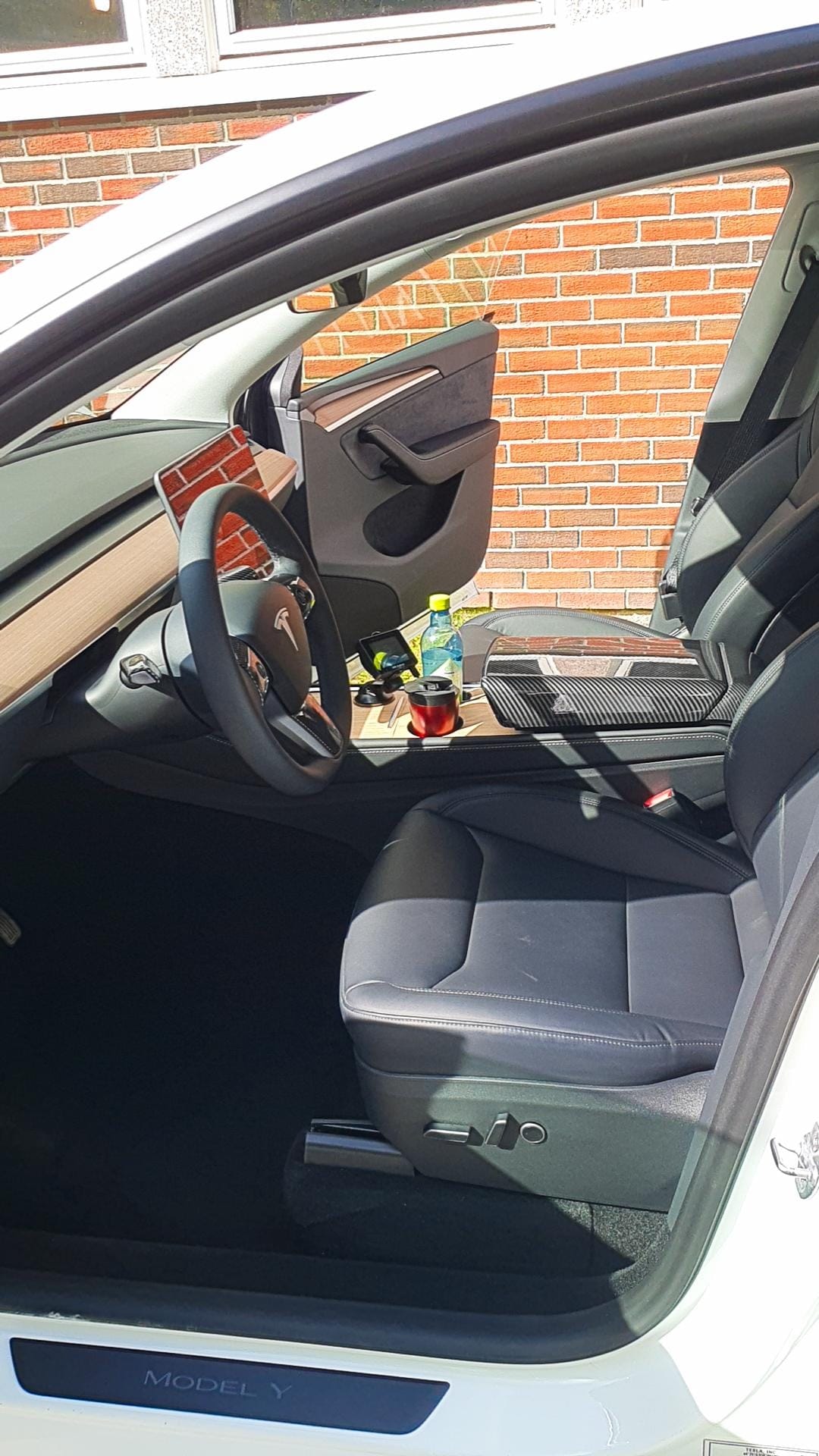 Tesla Model Y med Apple CarPlay