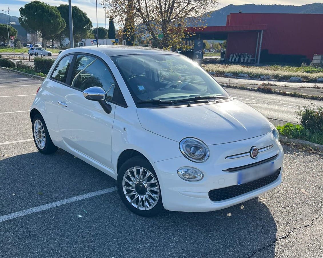 Fiat 500 2016 toit panoramique, 2016, Essence 95