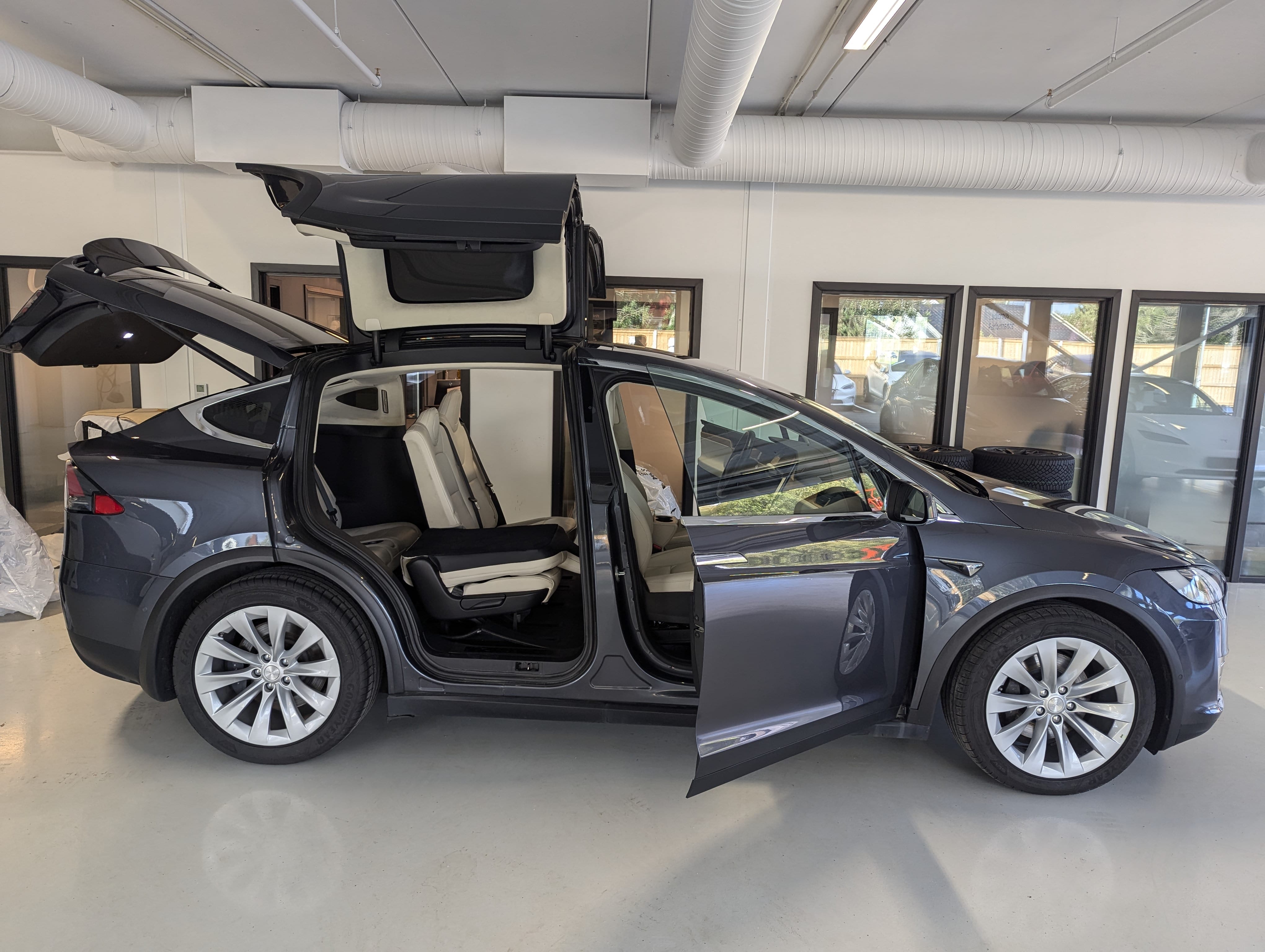 Tesla Model X Long Range, 2019, Elektrisk, automatisk, 7 seter