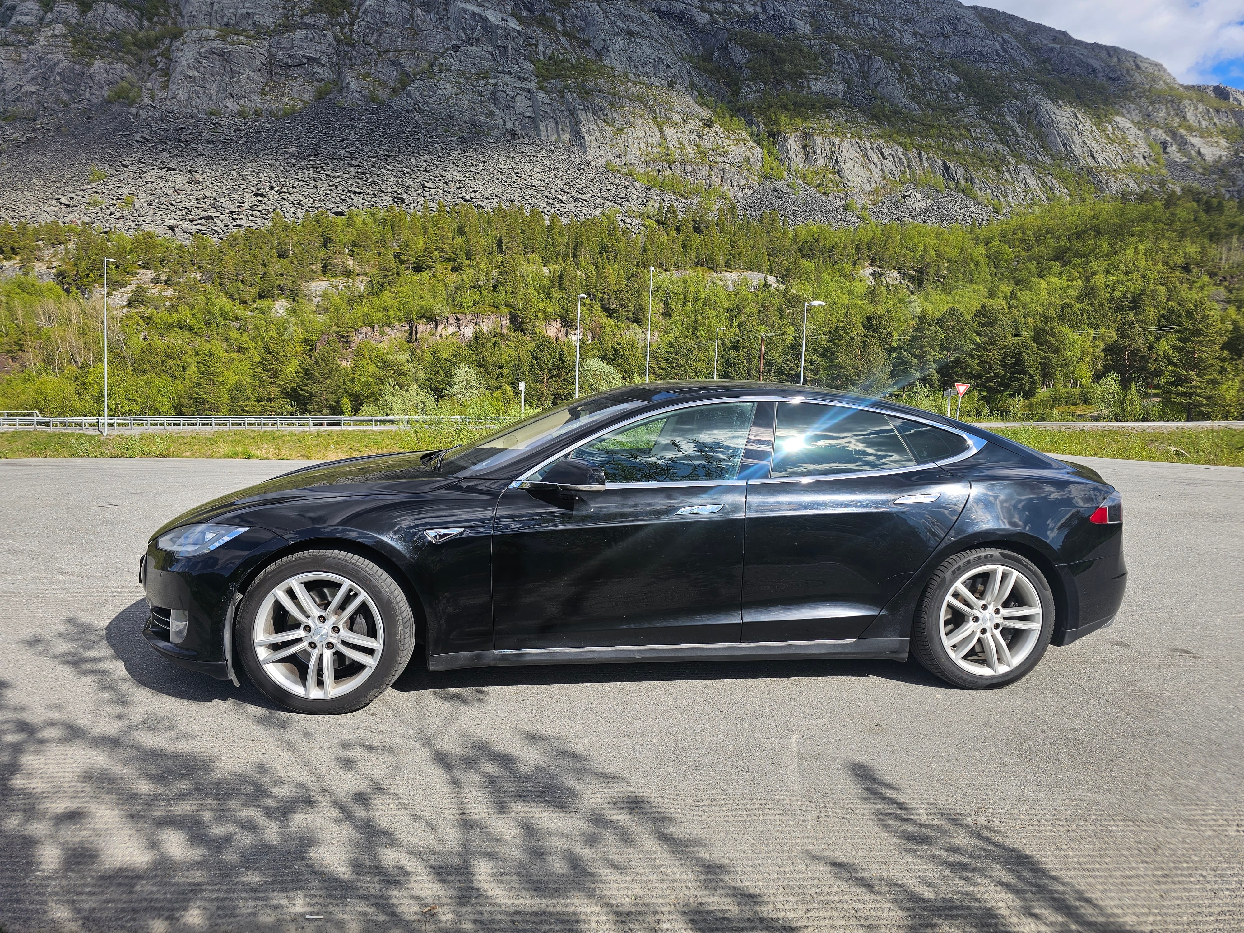 Tesla Model S med Aircondition