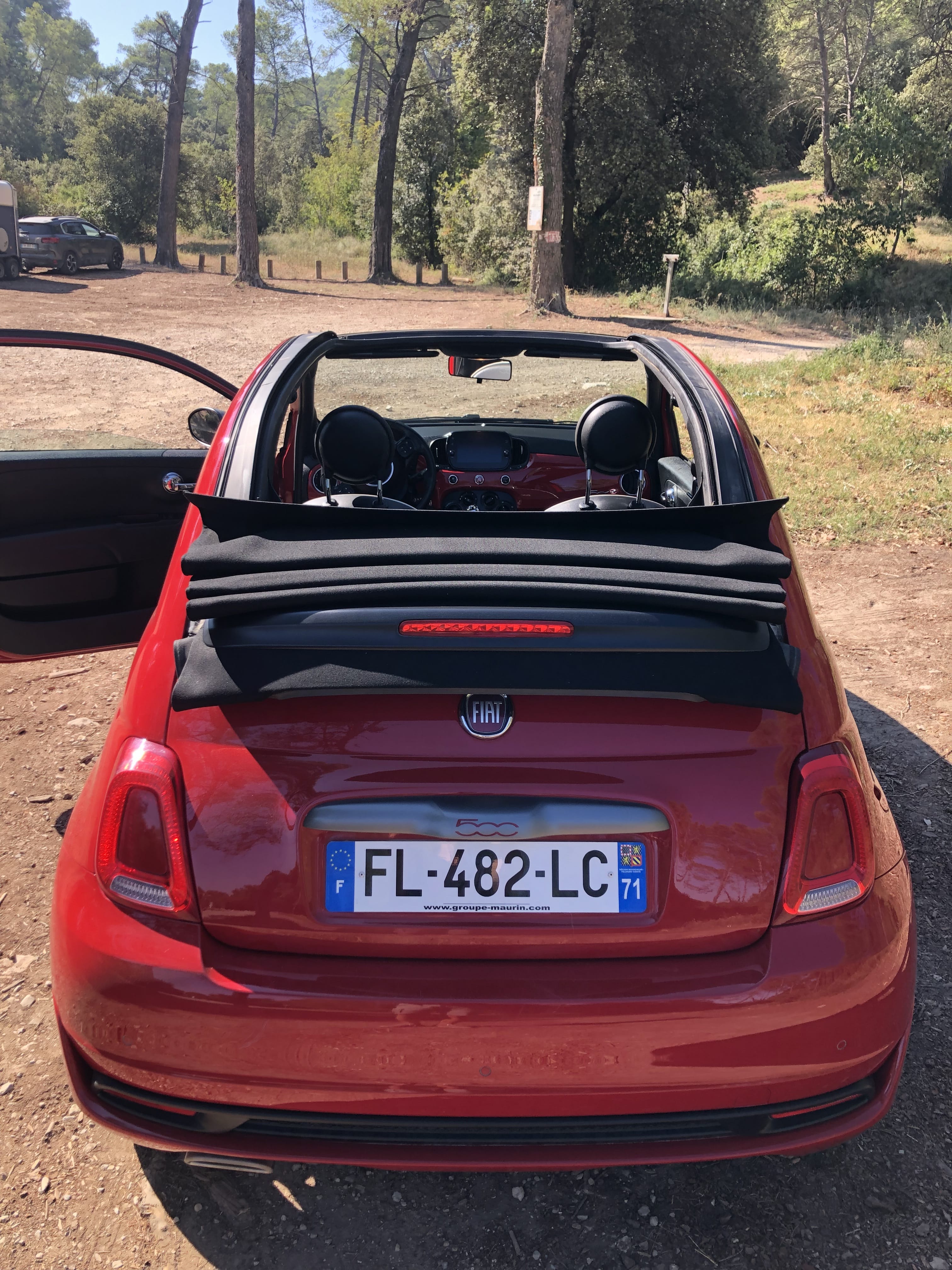 Fiat 500 C avec Climatisation