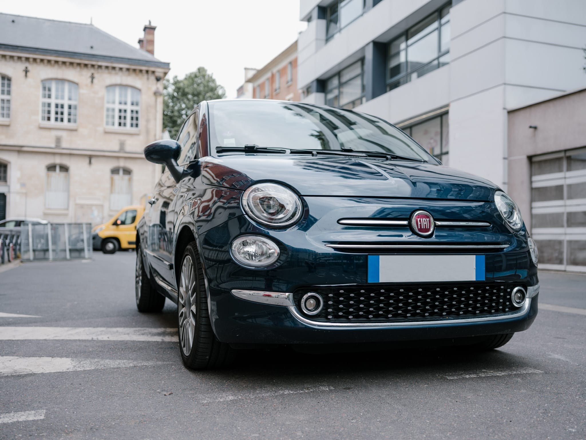 Fiat 500 avec Siège bébé