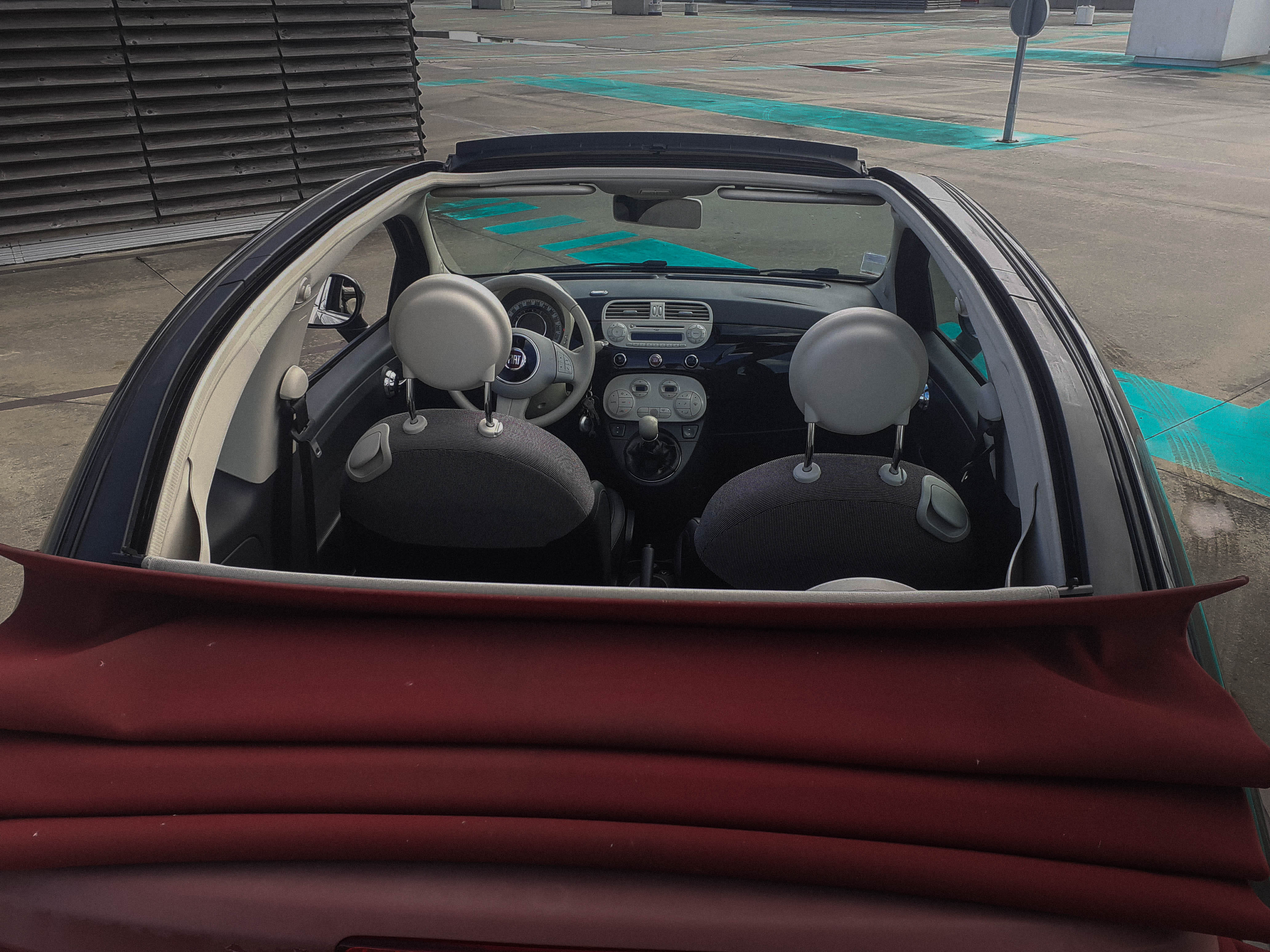 Fiat 500 C avec Entrée audio / iPod