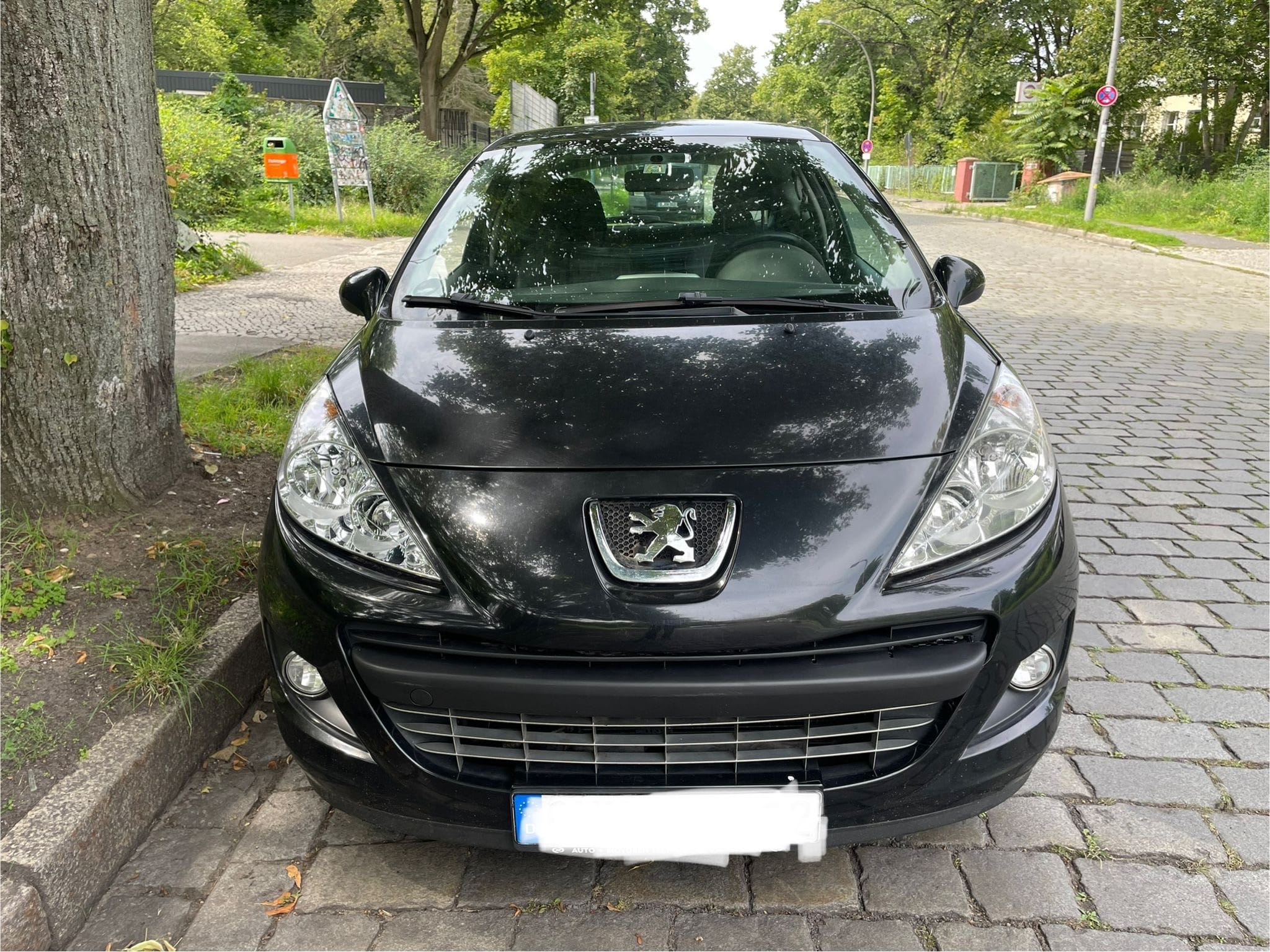 Peugeot 207 mit Winterreifen