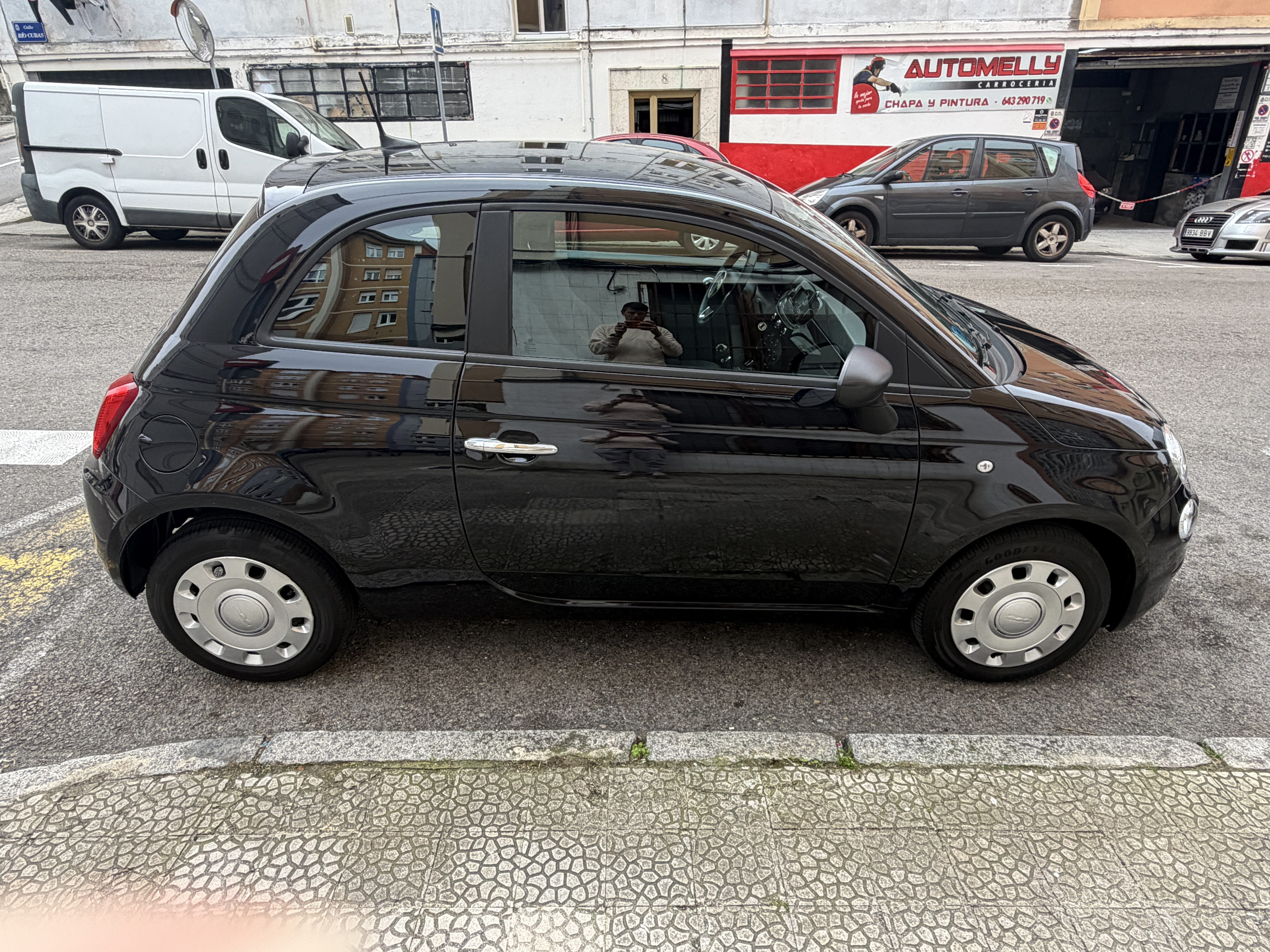 Fiat 500 con Silla infantil