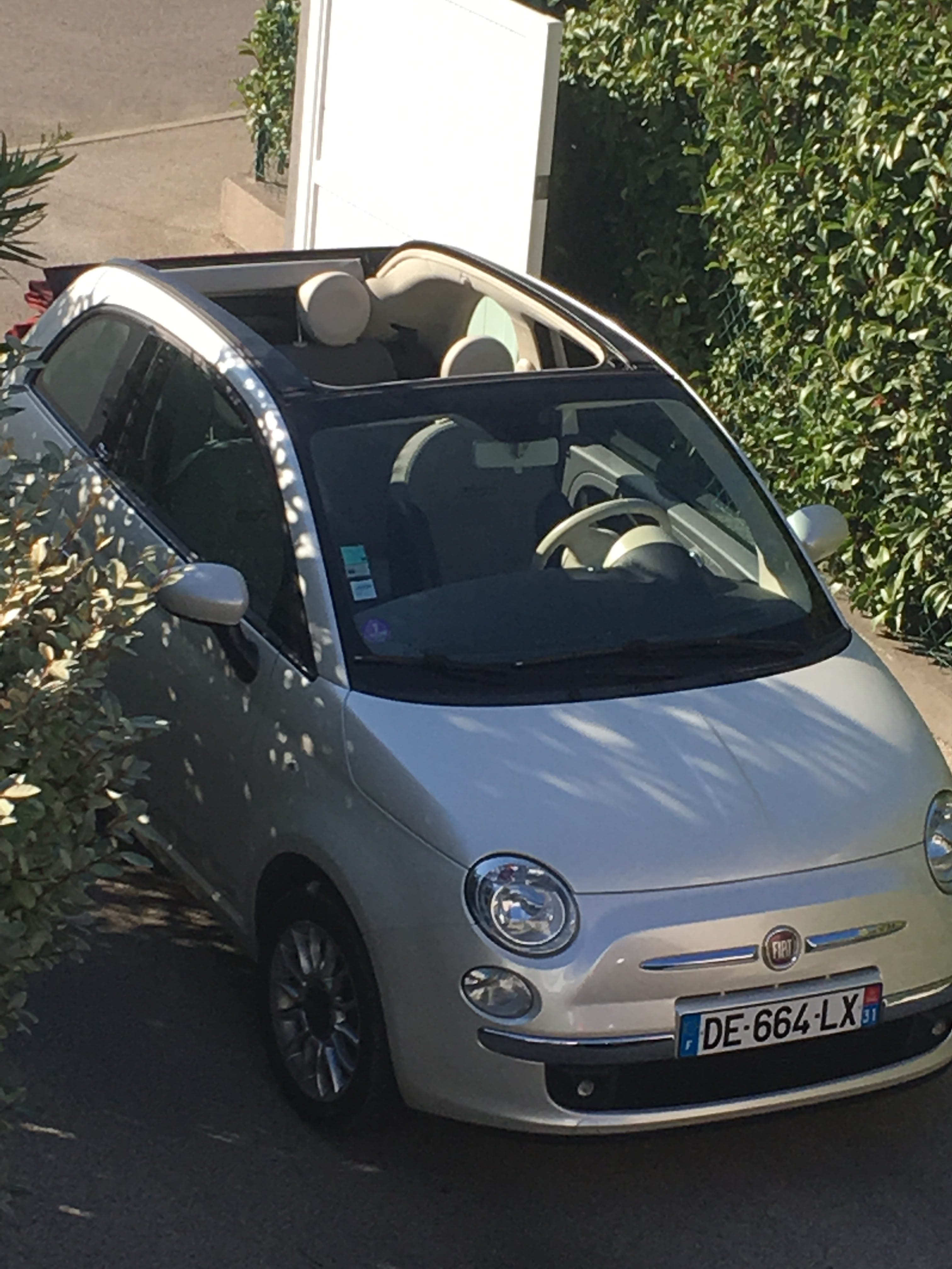 Fiat 500 C avec Entrée audio / iPod