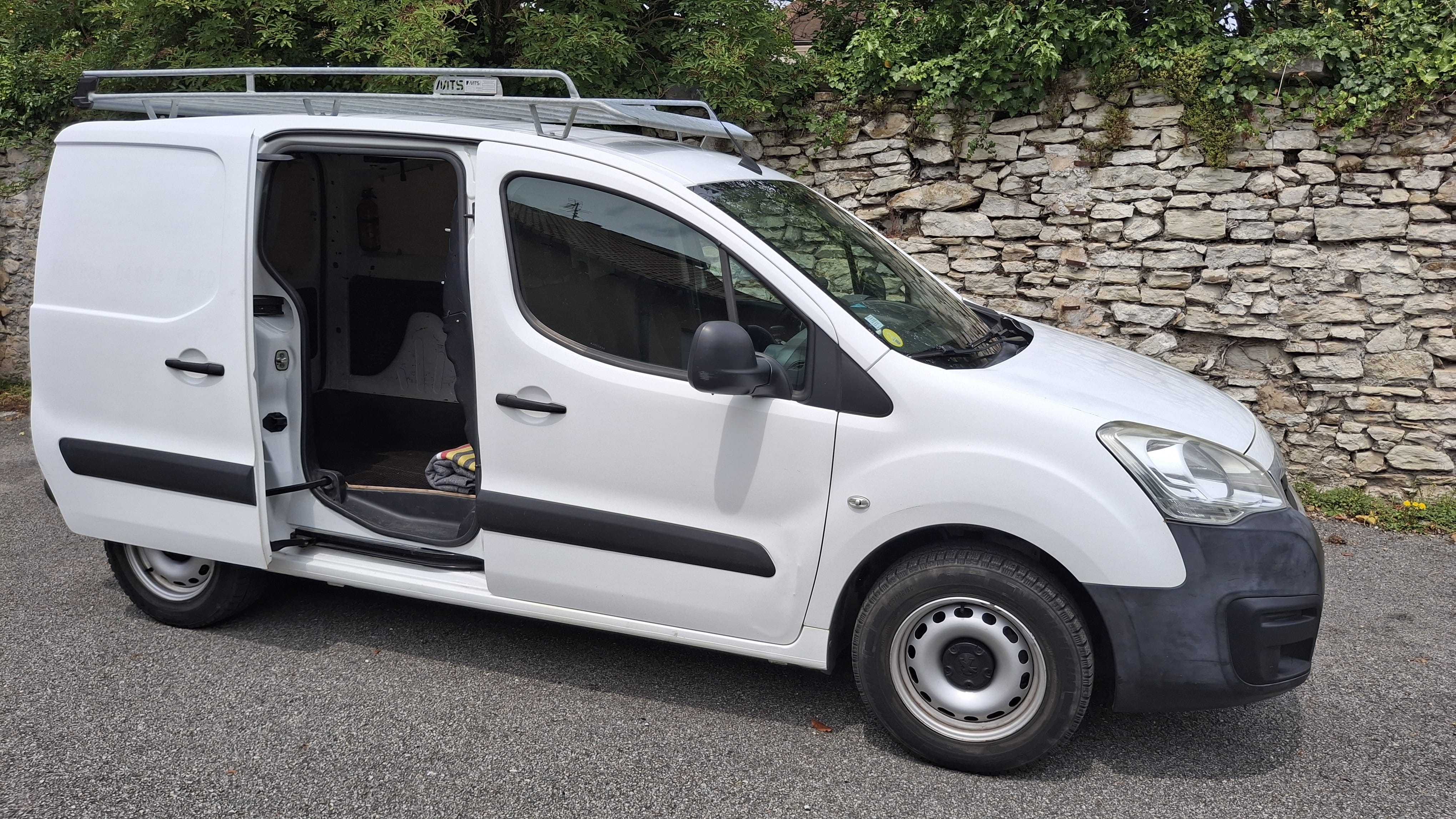 Peugeot Partner 3 places - 1.6HDI 100cv, 2017, Diesel