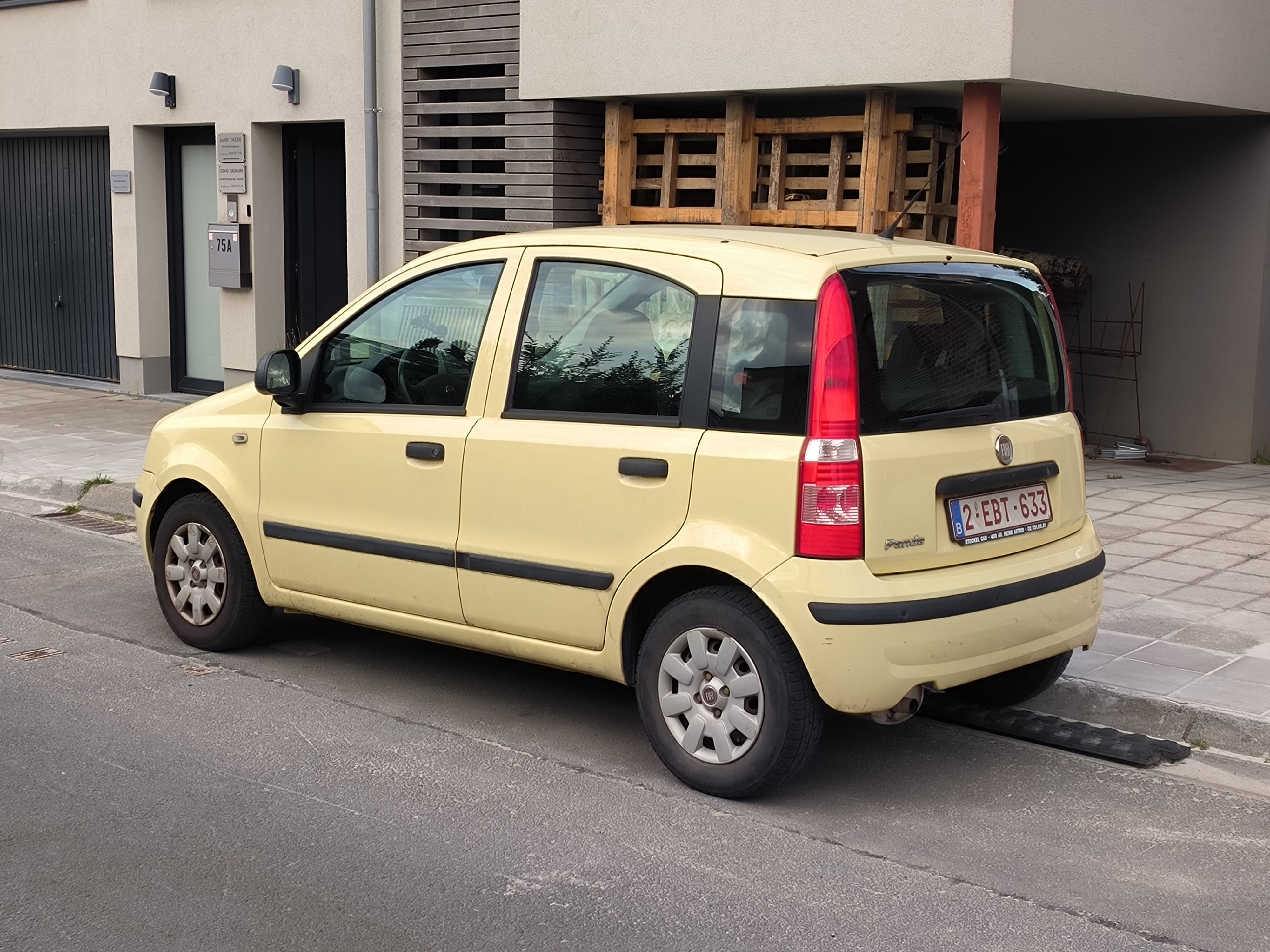 Fiat Panda met Autostoel baby