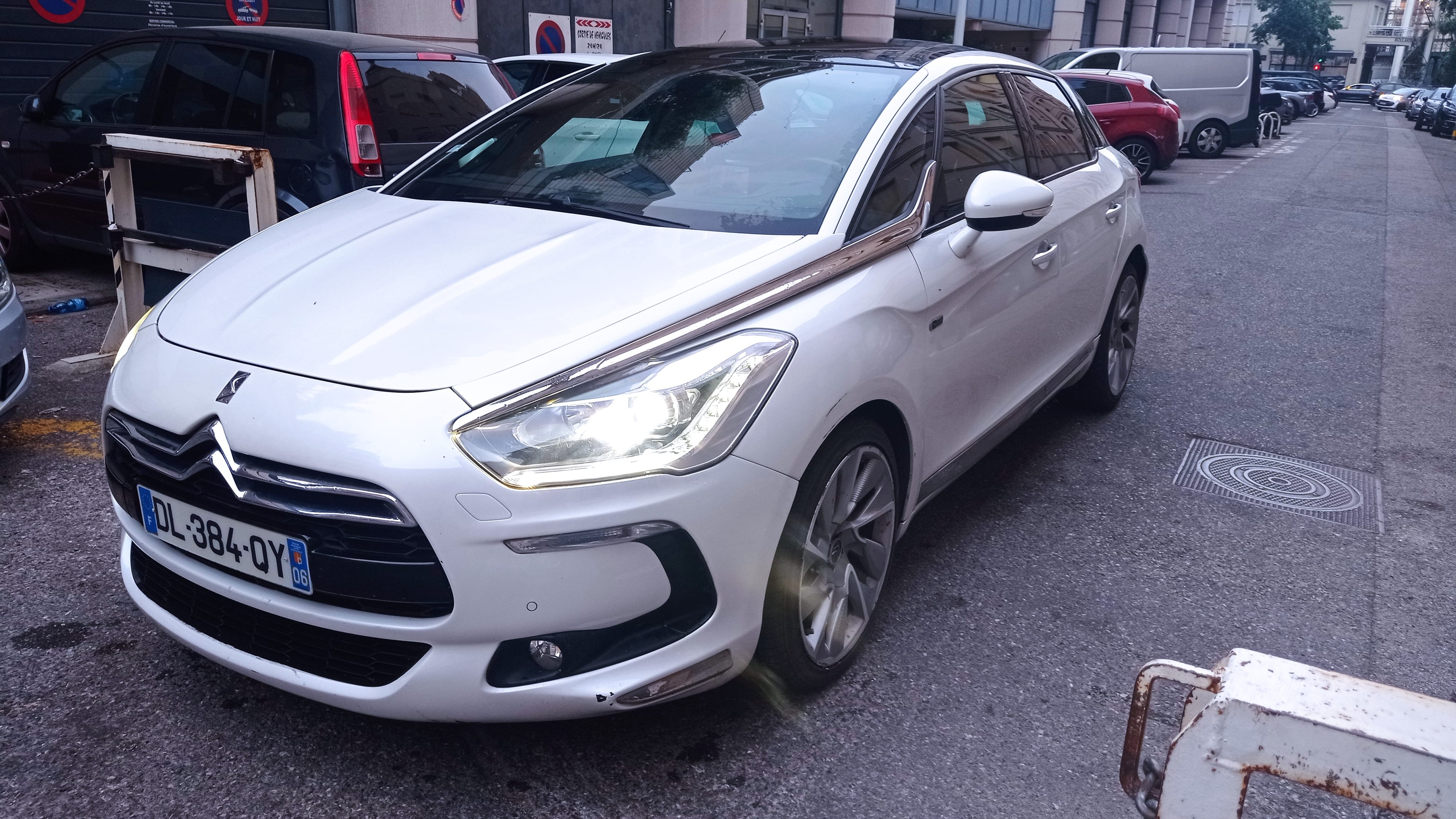 Citroen DS5 avec Siège bébé