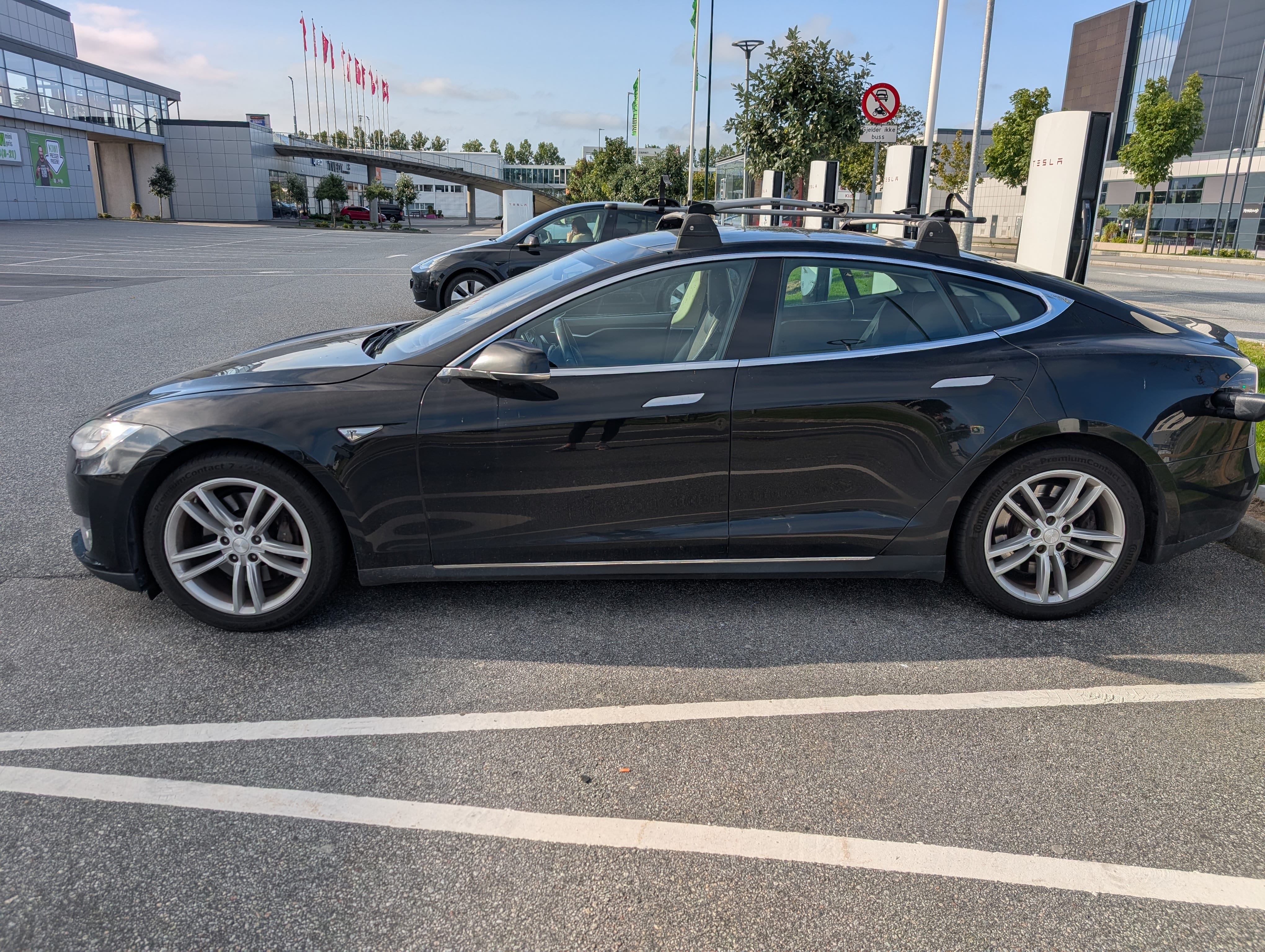 Tesla Model S med Aircondition