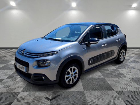 Citroen C3 essence grise, 2019, Essence 95